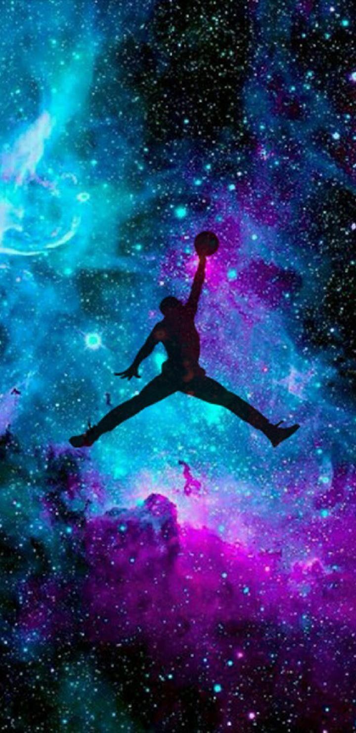 Air Jordan Psychedelic Space. Jordan logo wallpaper