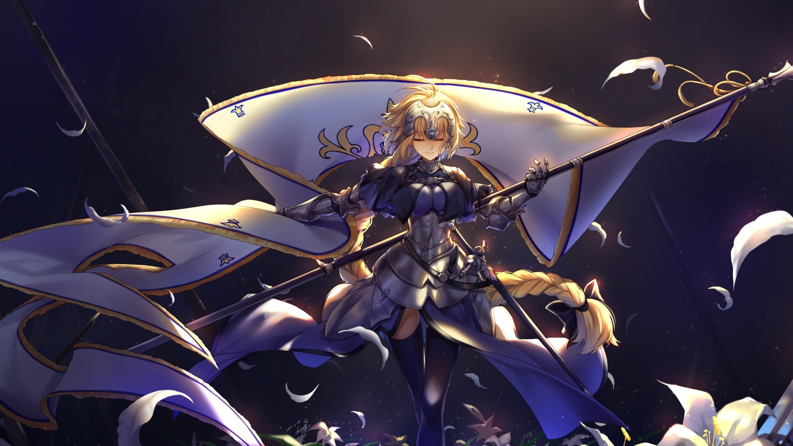 Download 2560x1440 Jeanne D'arc, Fate Apocrypha, Fate Grand Order