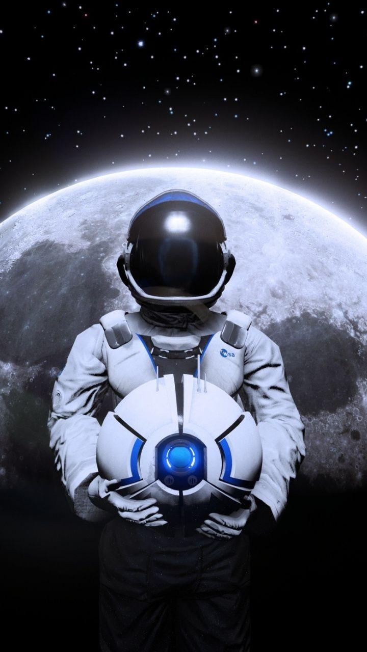 Deliver Us the moon, astronaut, 720x1280 wallpaper