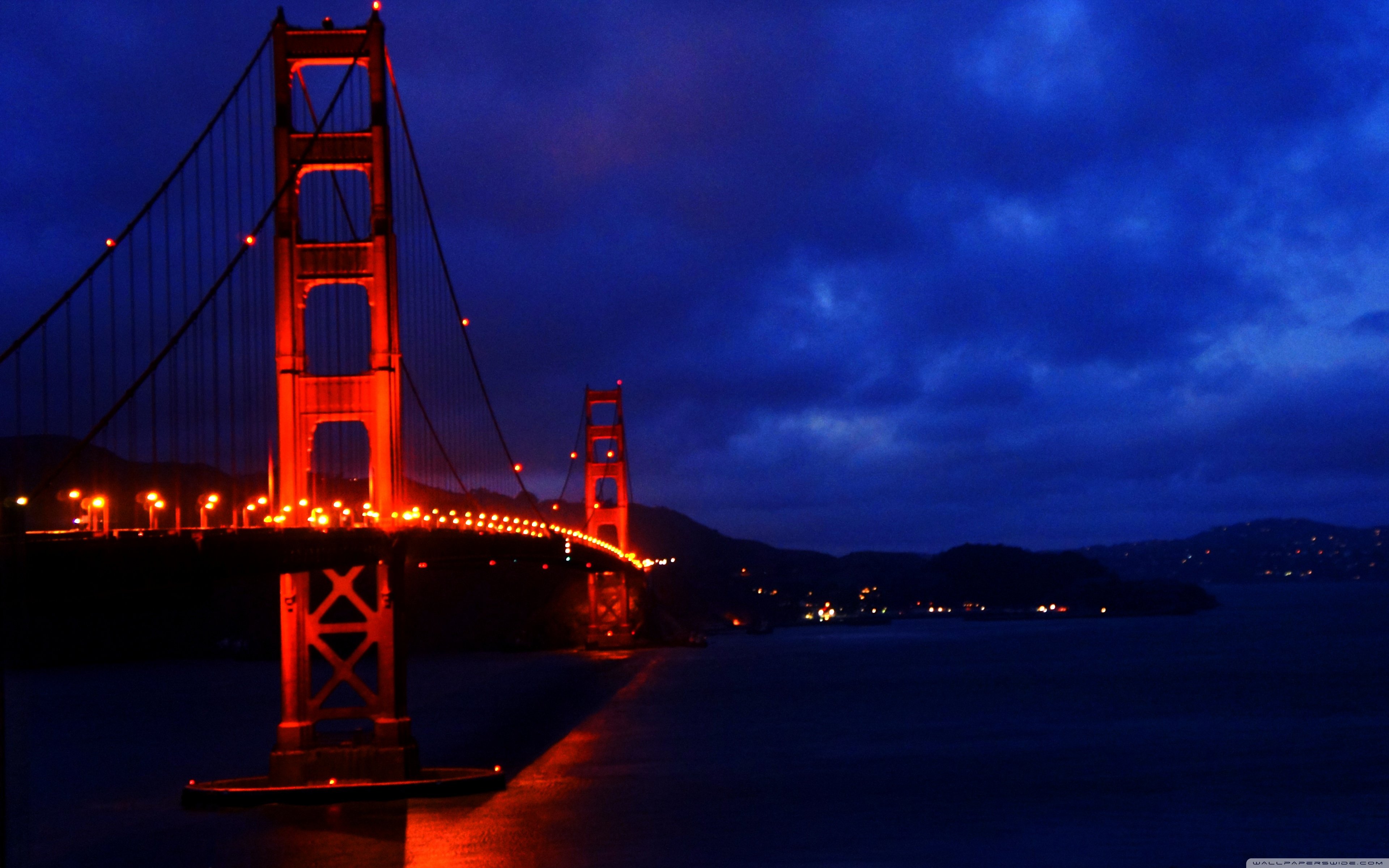 Golden Gate Bridge At Night Wallpapers - Wallpaper Cave