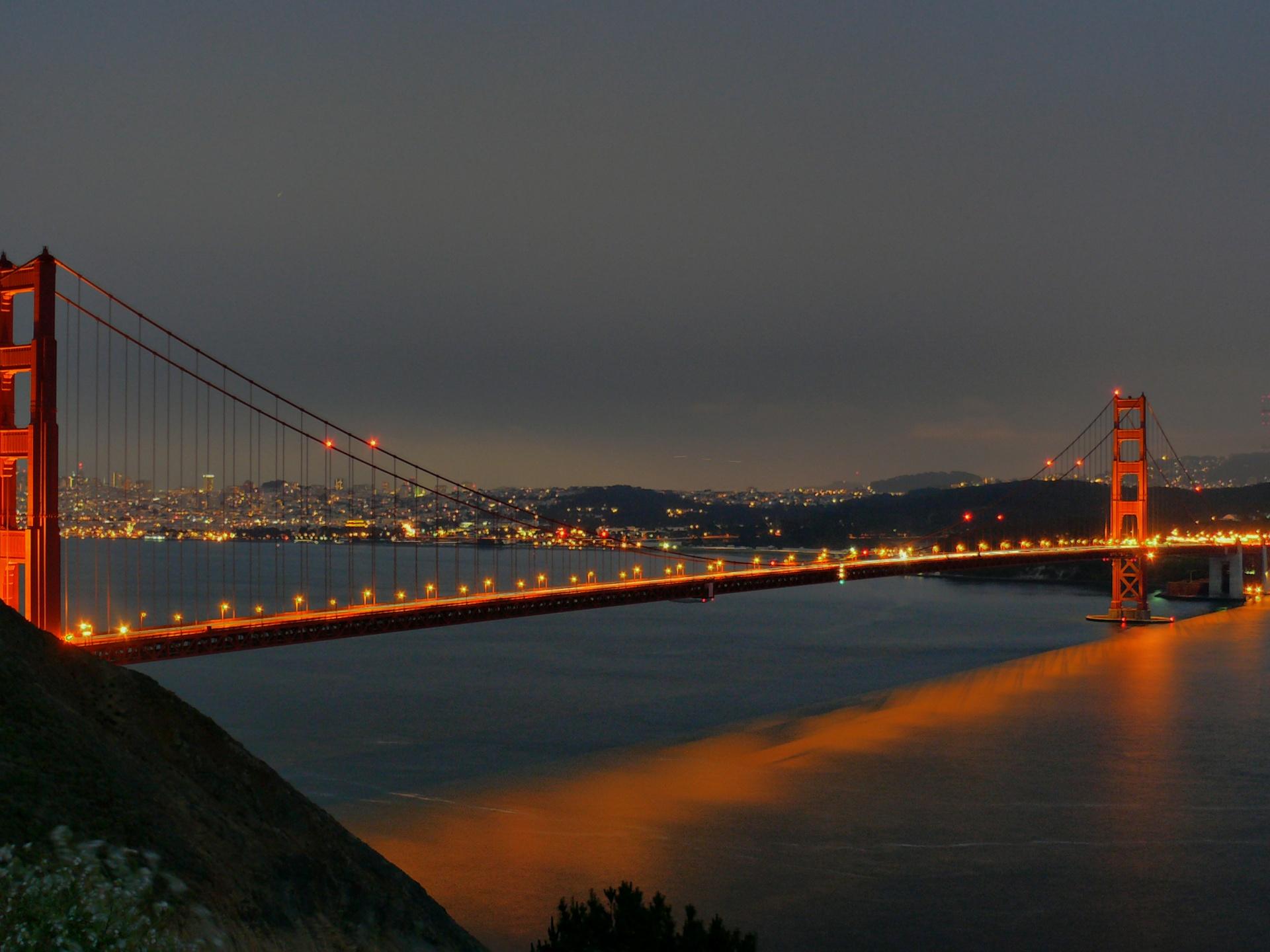 Golden Gate Bridge at Night Wallpaperx1440