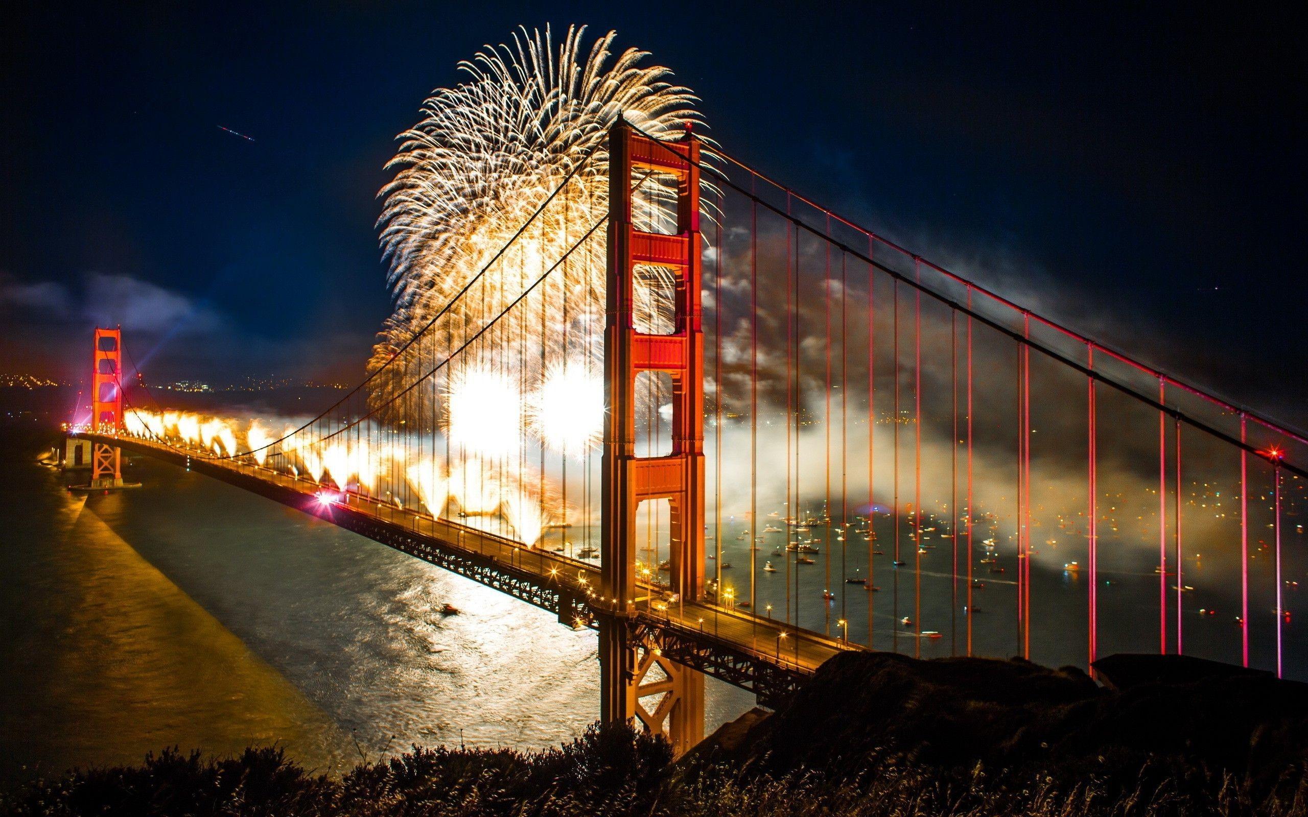 Golden Gate Bridge At Night Wallpapers - Wallpaper Cave