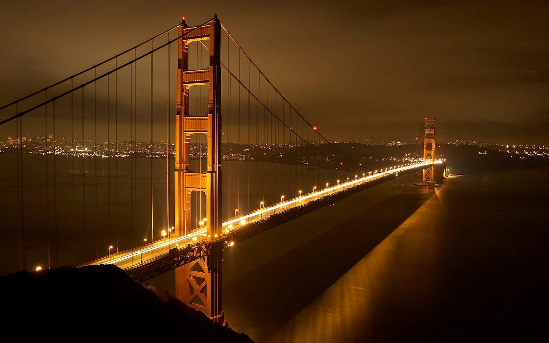 Golden Gate Bridge Nights # 1920x1200. All For Desktop