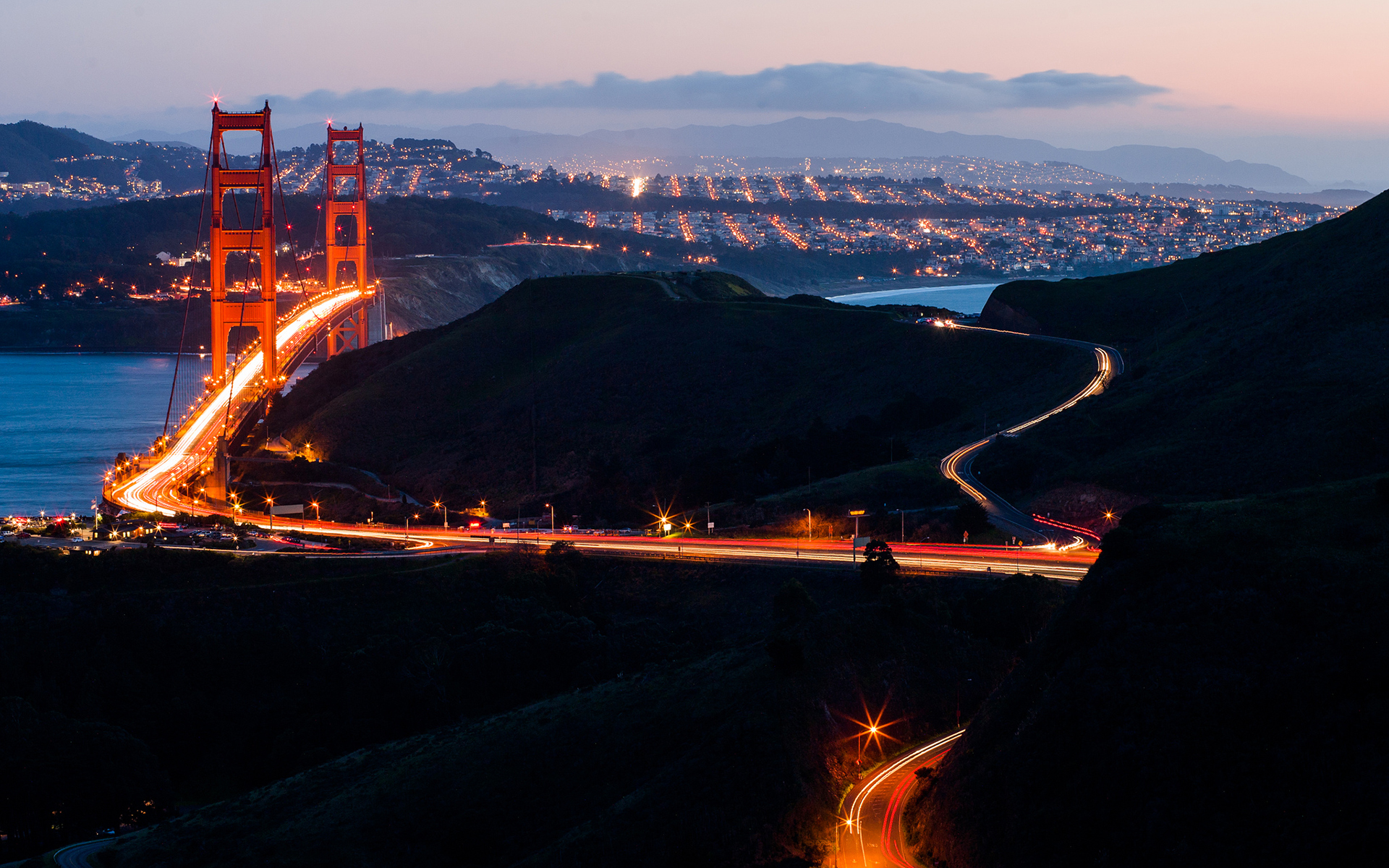 Golden Gate Bridge Nights wallpaper (4 Wallpaper)