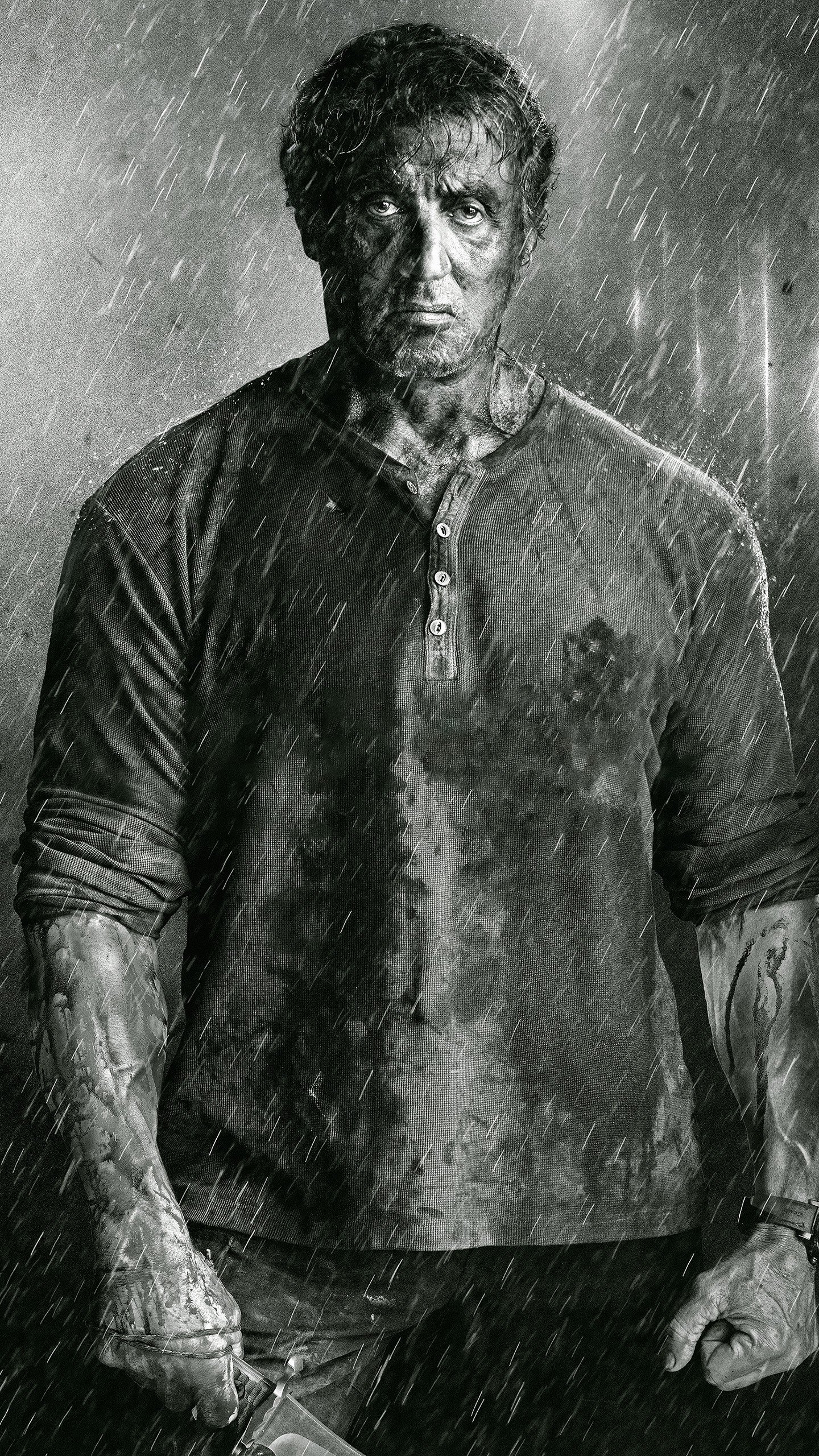 Sylvester Stallone in Rambo Last Blood 4K Wallpaper. HD Wallpaper