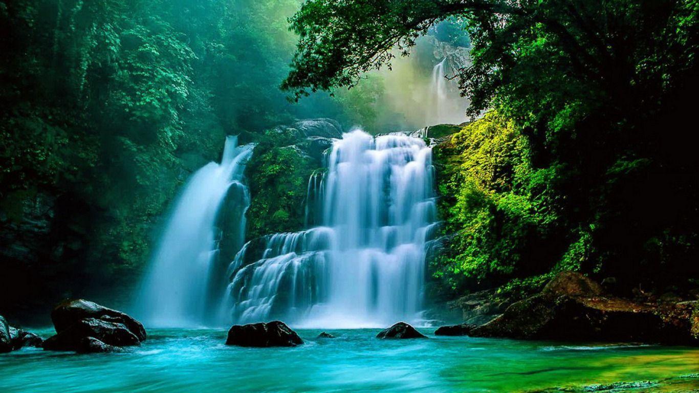 35+ Tropical Waterfall Desktop Wallpapers