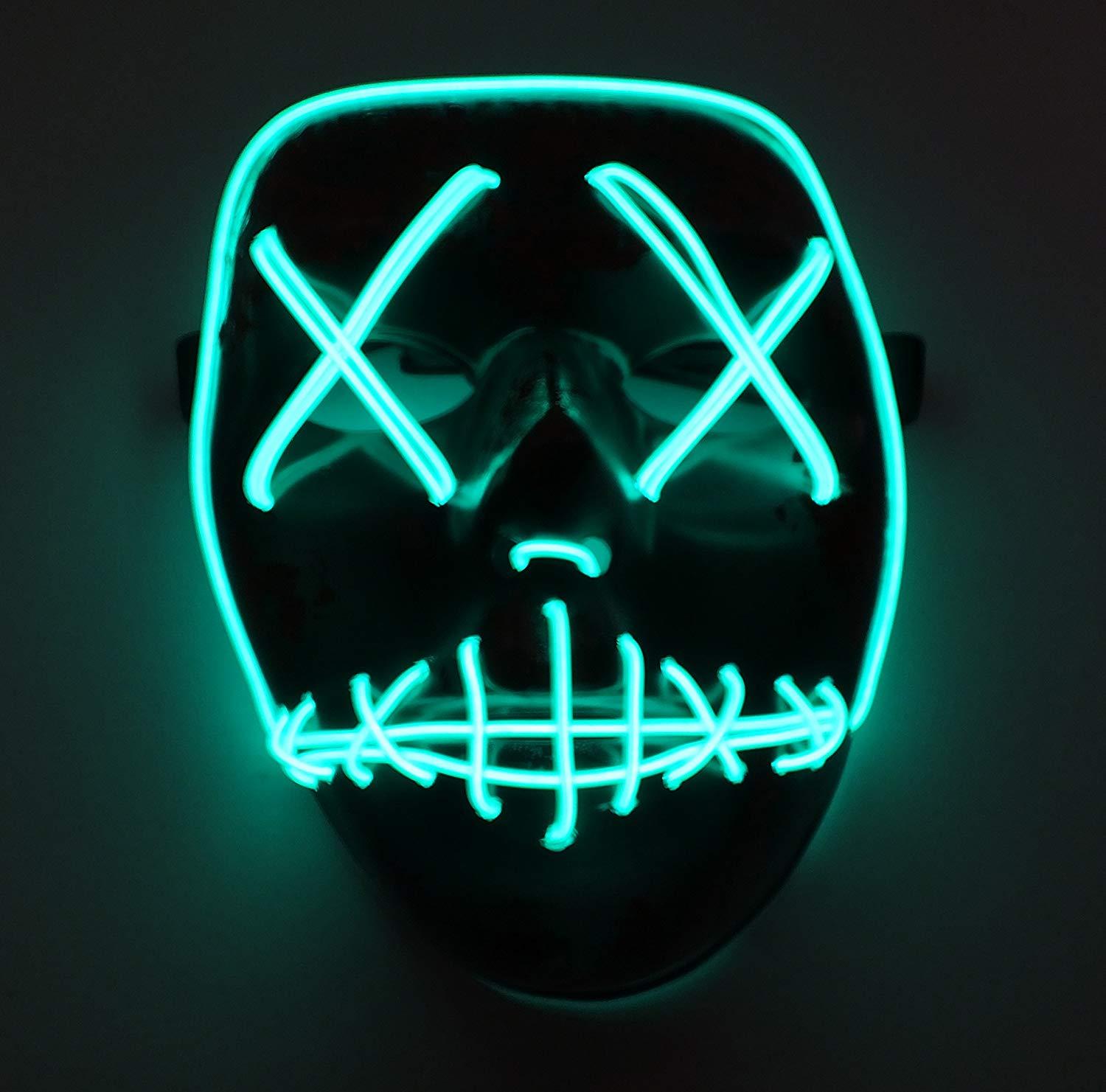 The Purge Election Year LED Light Up Mask Festival Halloween Costume