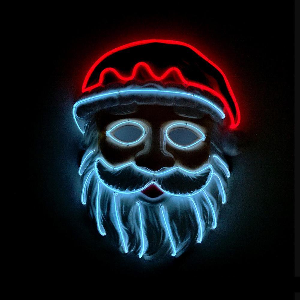 Christamas Davidad Santa Claus LED Mask Light Up Ball Mask The Purge Election Year Great Festival Cosplay Costume Party Masks