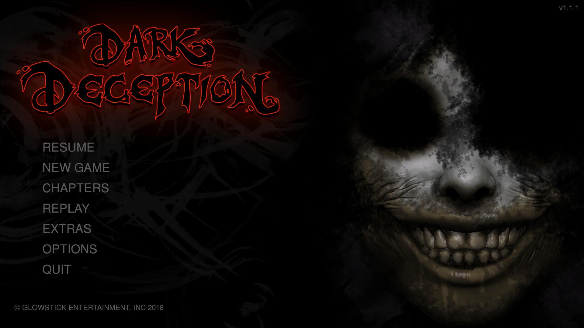 Меню хоррор игр. Игра Dark Deception. Dark Deception 1.