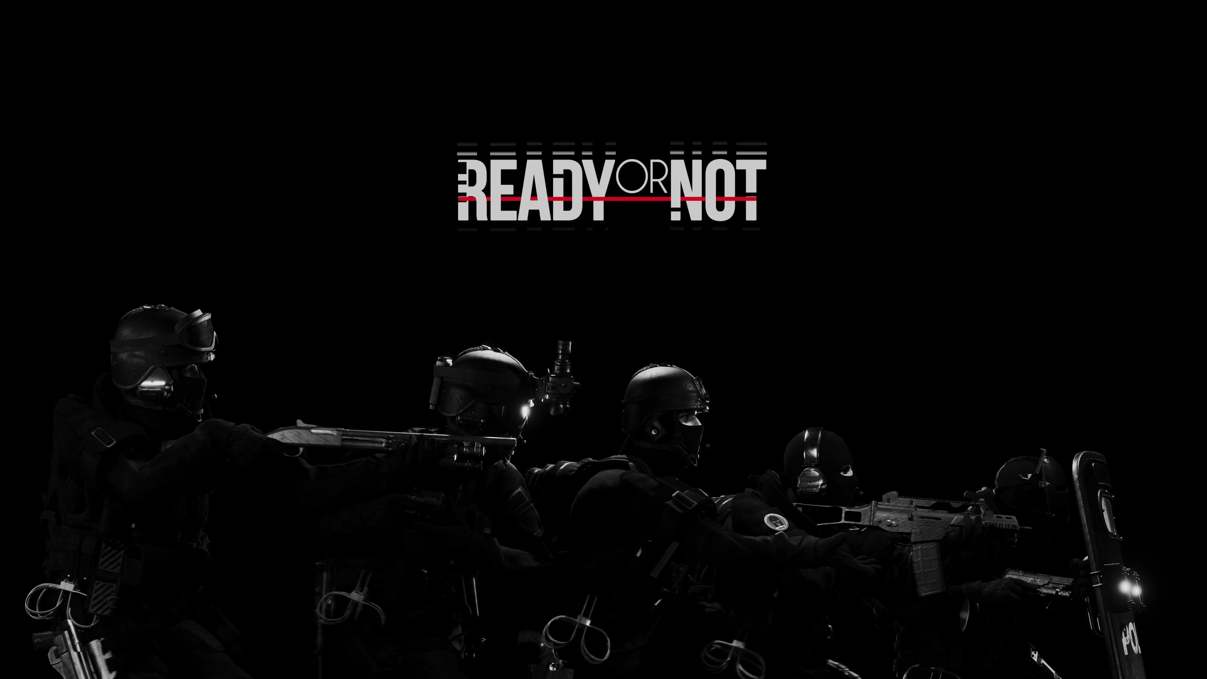 Wallpaper Ready Or Not, tactical FPS, best games, Games