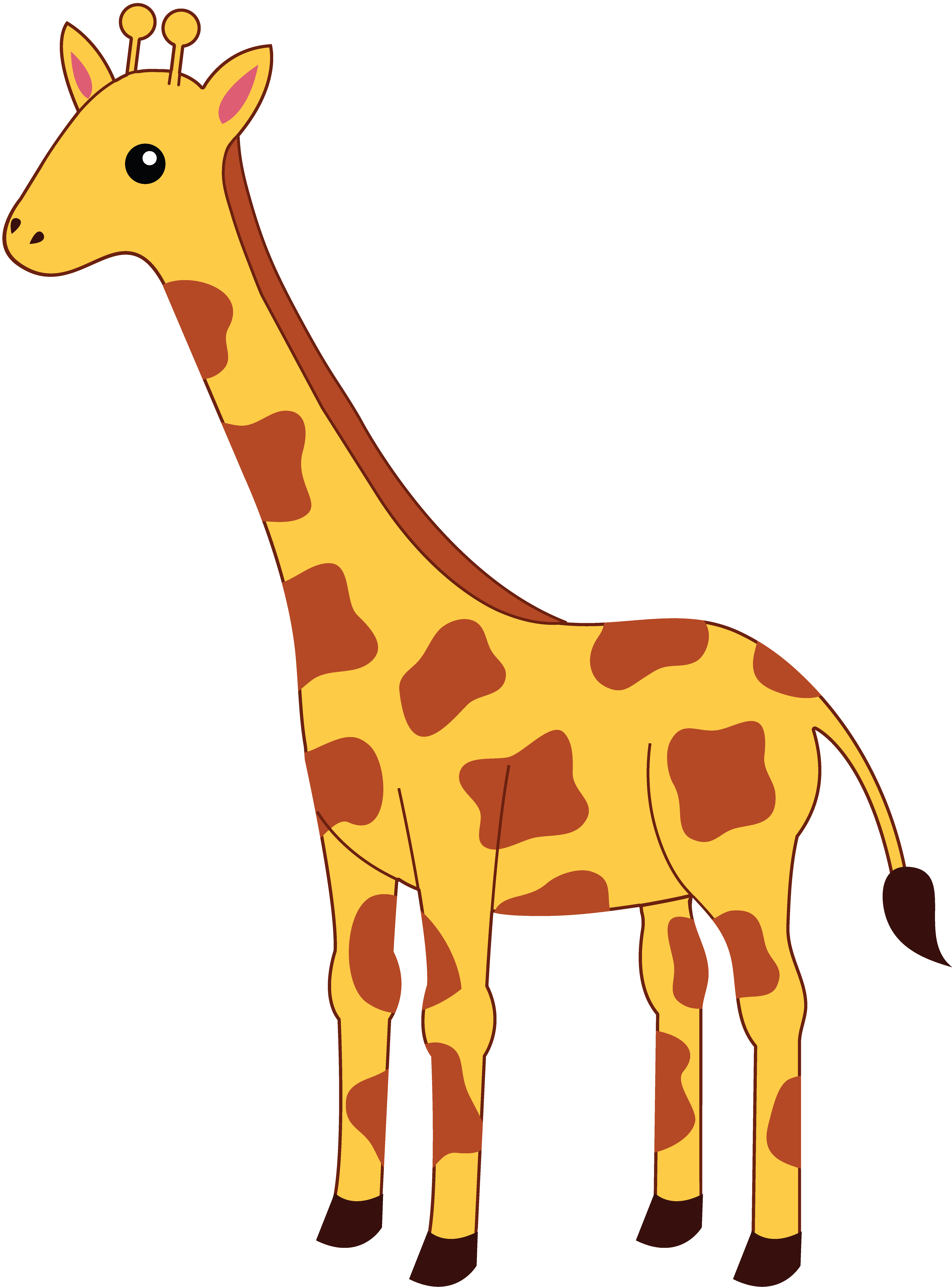 Clipart giraffe simple, Clipart giraffe simple Transparent FREE