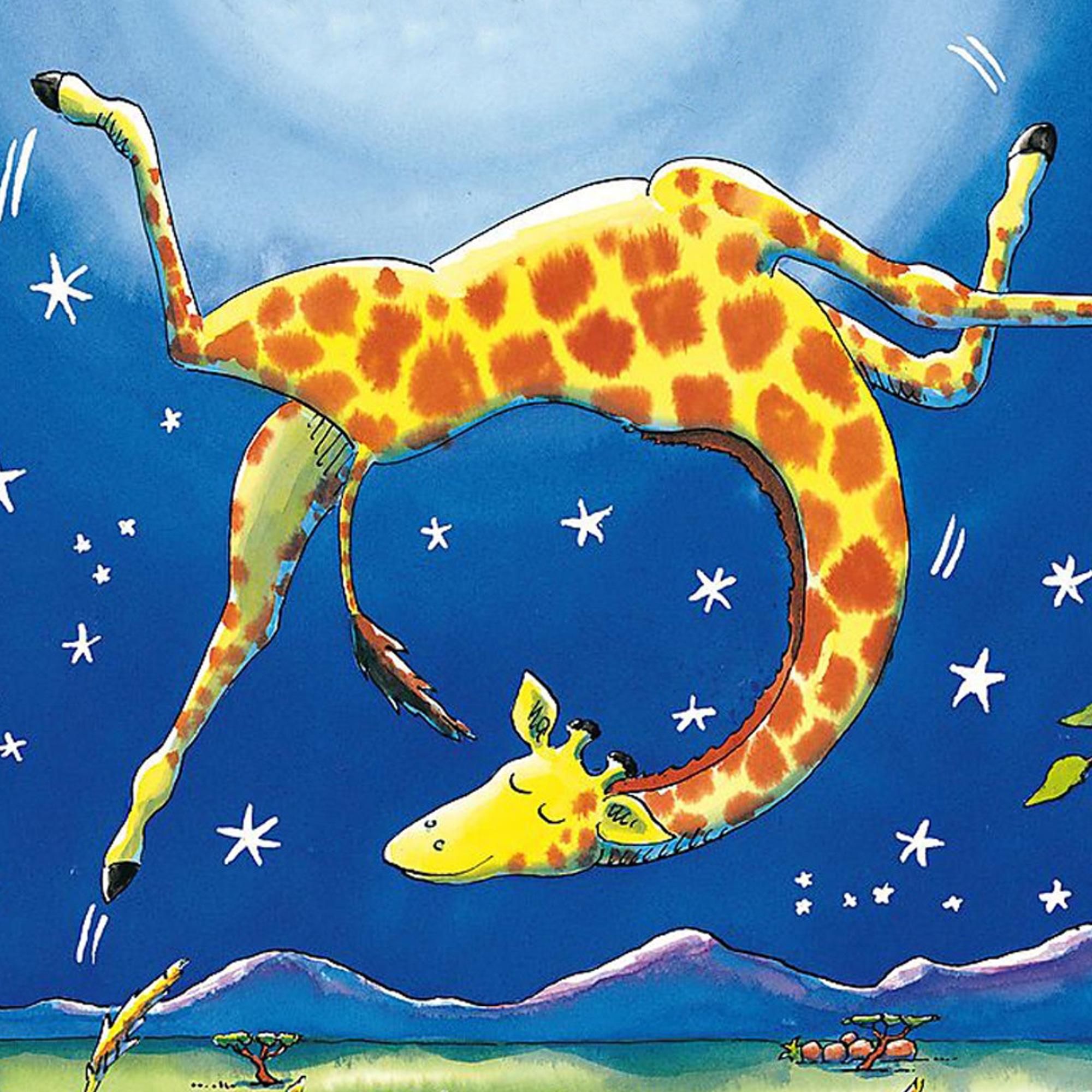 Жираф ночью