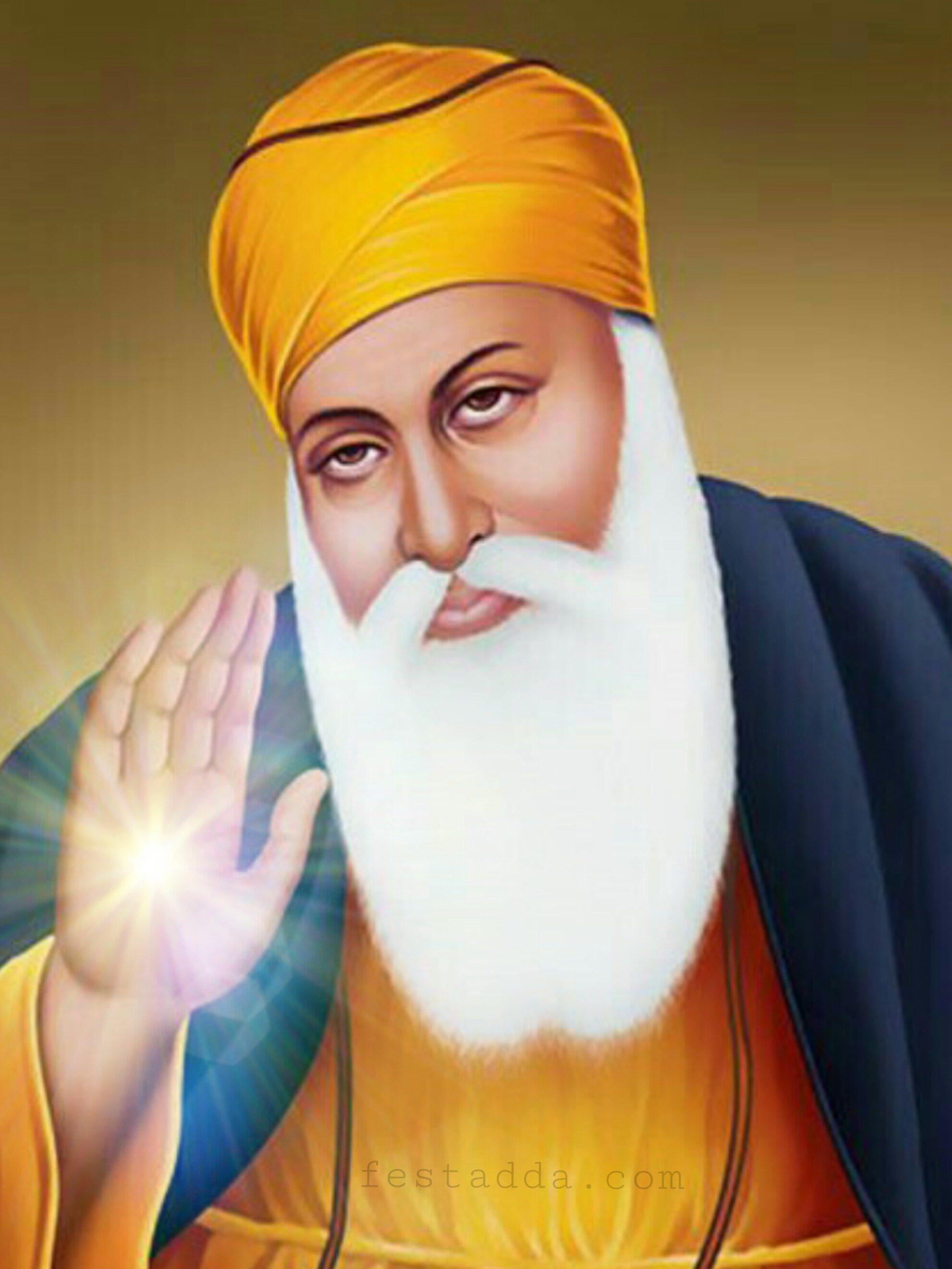 Guru Nanak Wallpaper. Guru Nanak dev ji full HD image, wallpaper