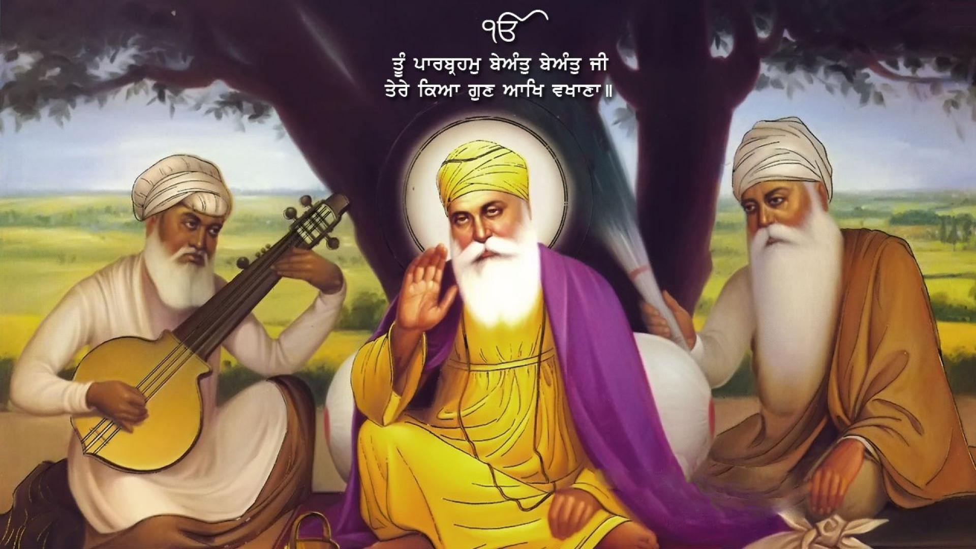 image Of Guru Nanak Dev Ji Santa Banta