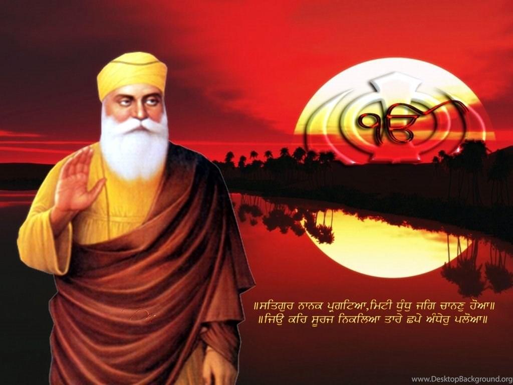 Beautiful Wallpaper Of Guru Nanak Dev Ji JattDiSite.com Desktop