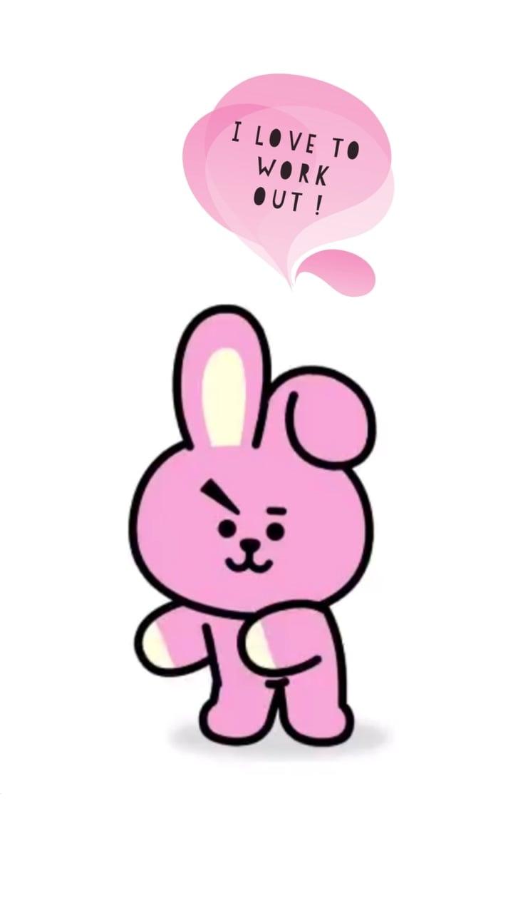 Cooky BT21 COOKY  Cute wallpapers Bts chibi Cute stickers