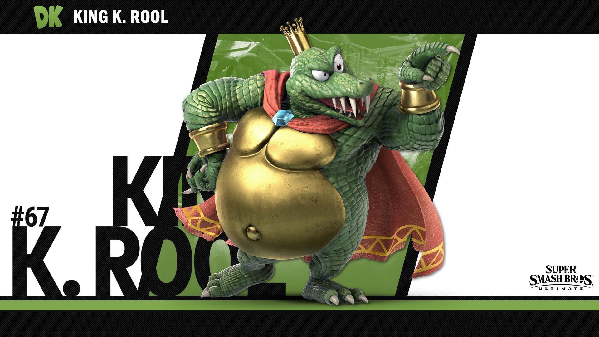 Wallpaper Of King K. Rool From Super Smash Bros. Ultimate