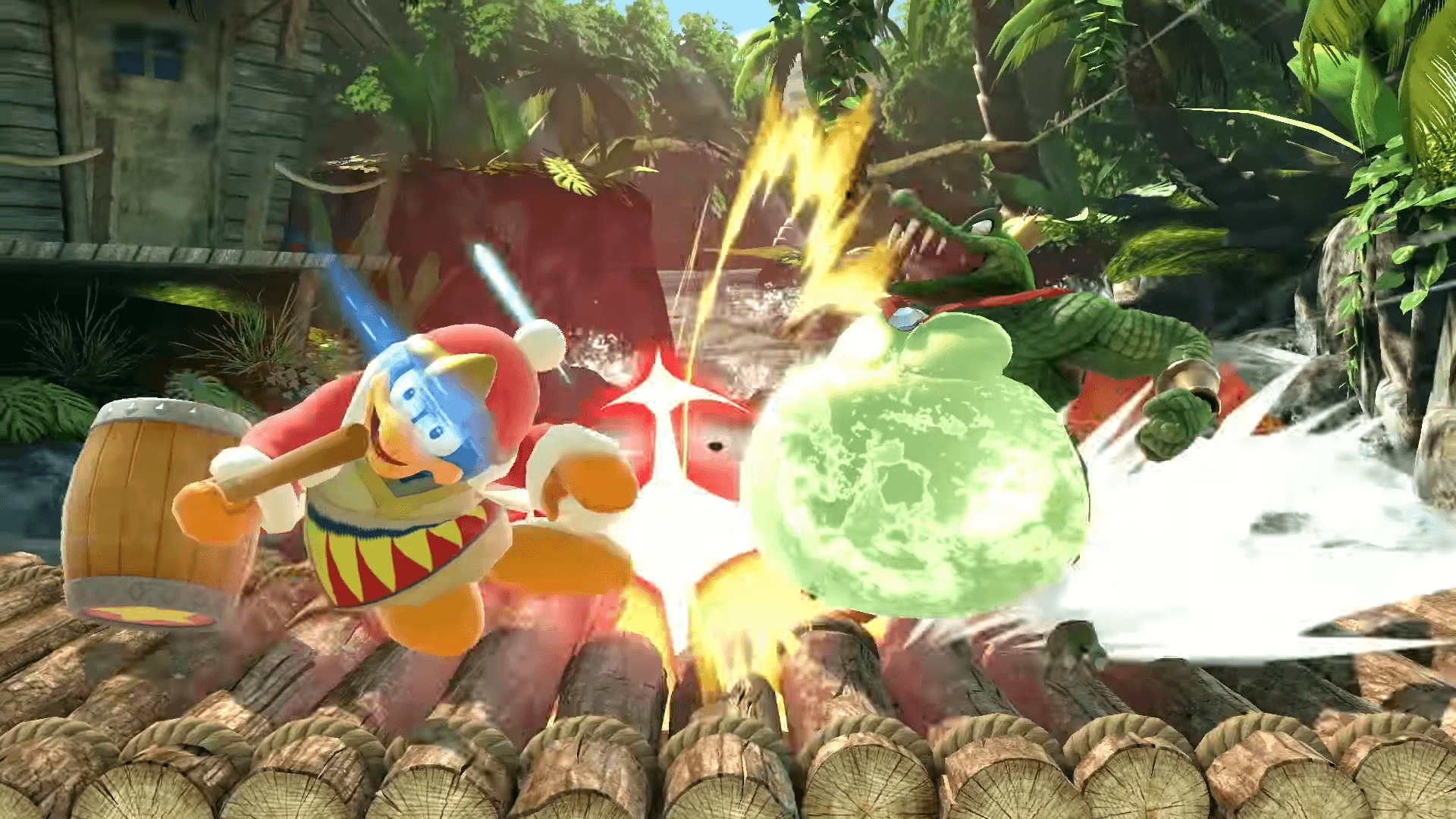 King K. Rool's belly shield attack Part 3. Super Smash Brothers