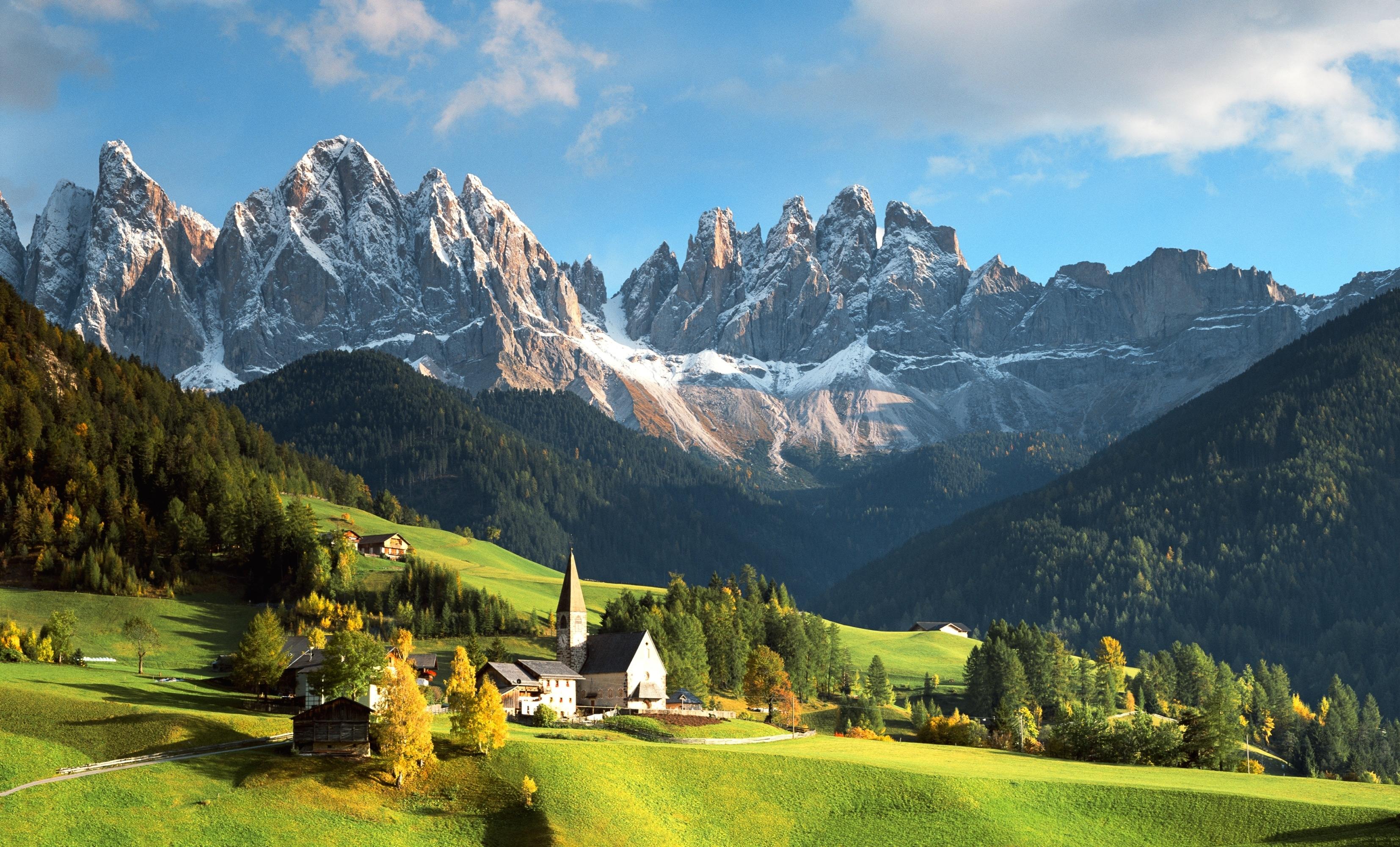 Dolomite Mountains Wallpaper | Luxe Walls - Removable Wallpapers
