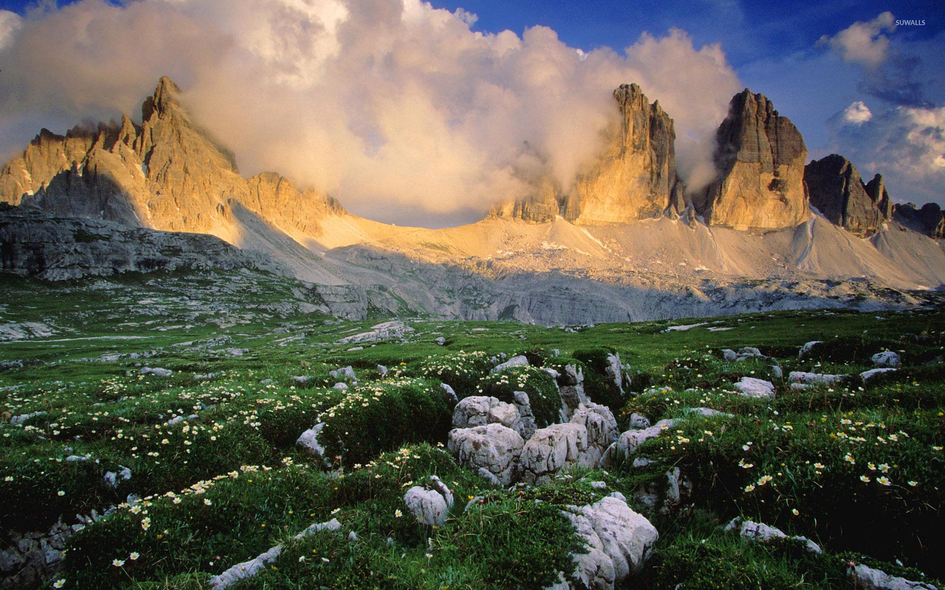 Dolomite Mountains in Italy wallpaper wallpaper
