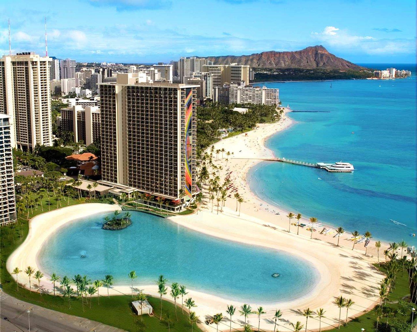 Waikiki Beach Wallpaper, Background
