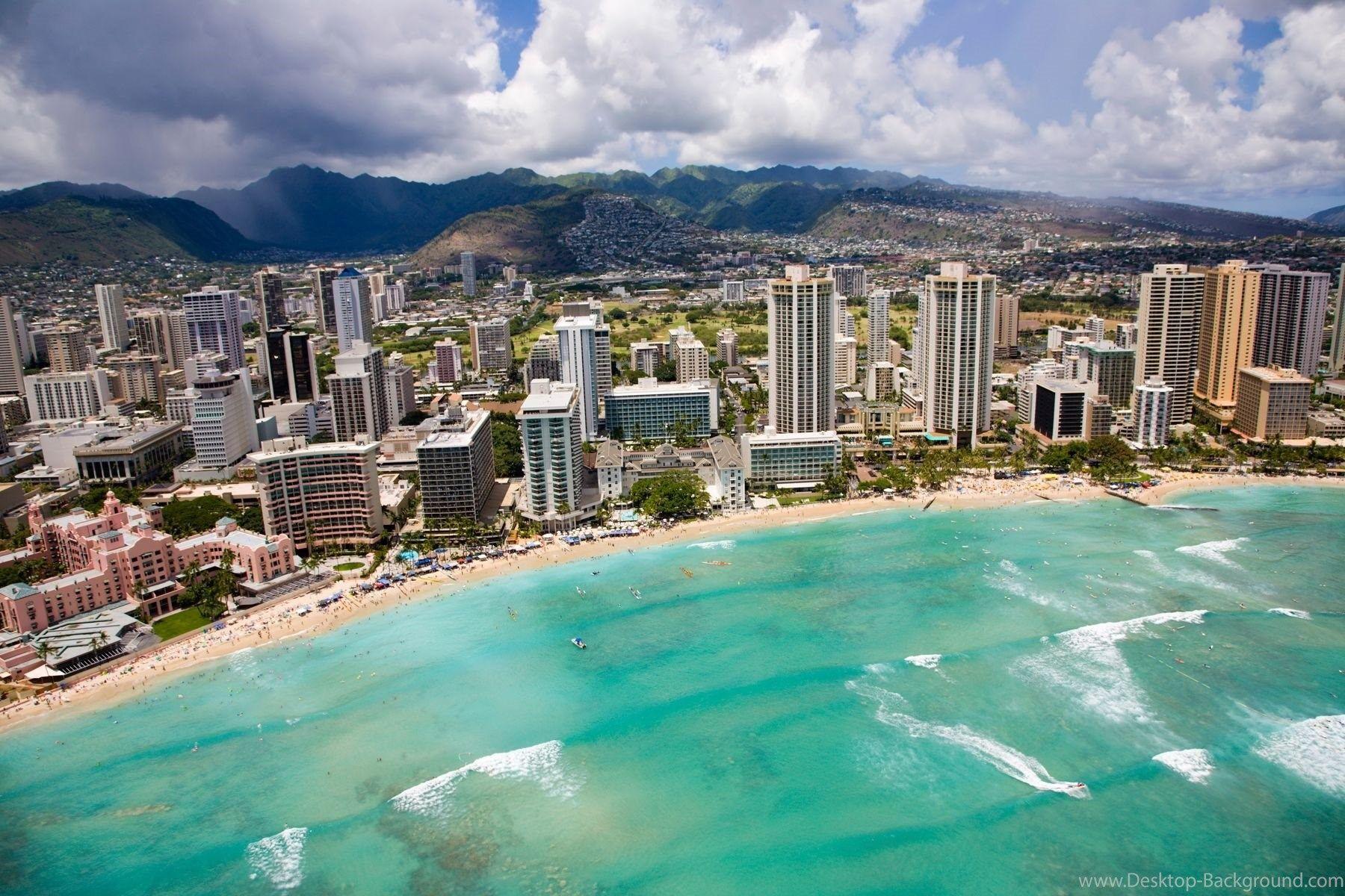 Waikiki Beach Background