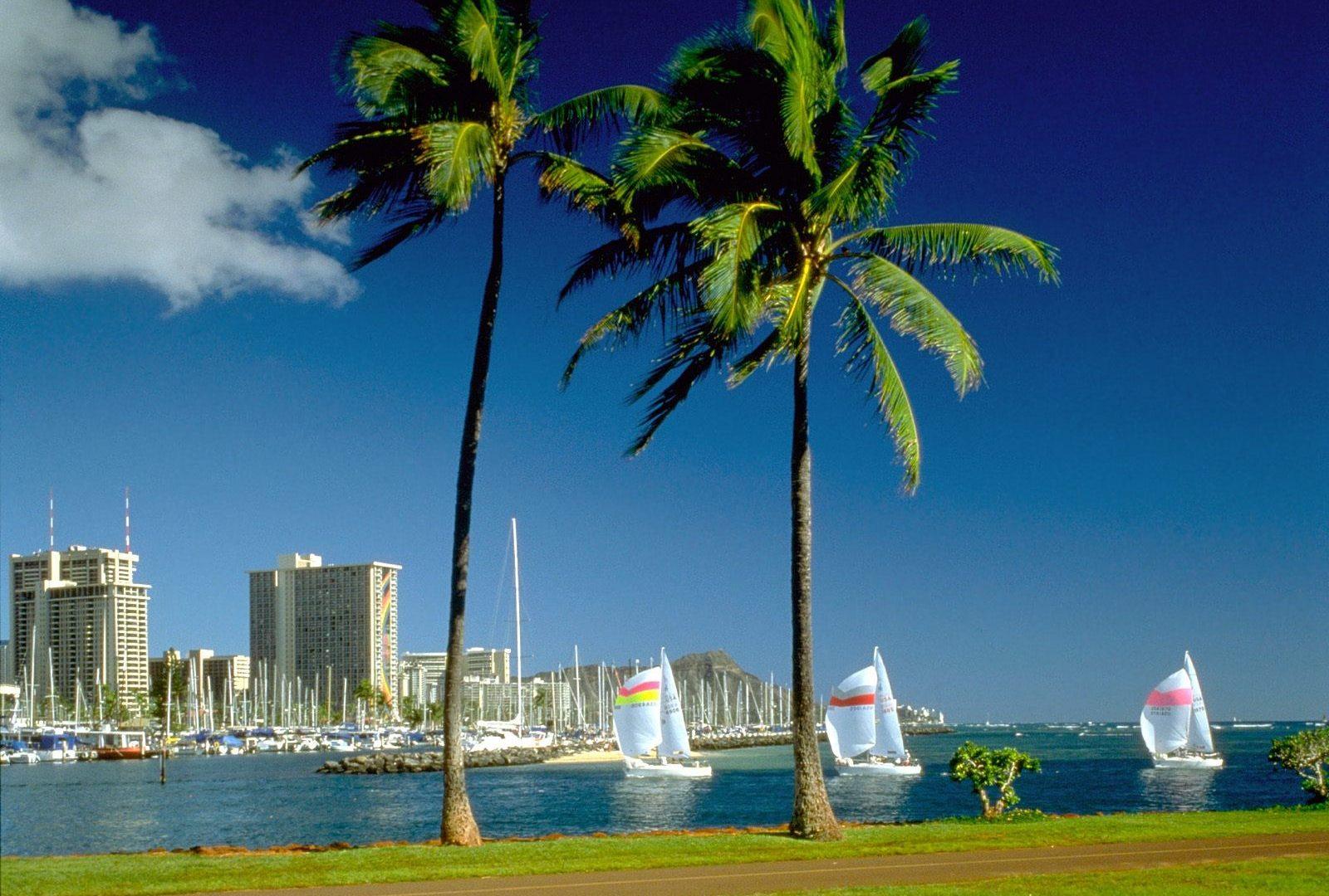 Honolulu Tag wallpaper: Waikiki Oceans Beach Travel Head Diamond