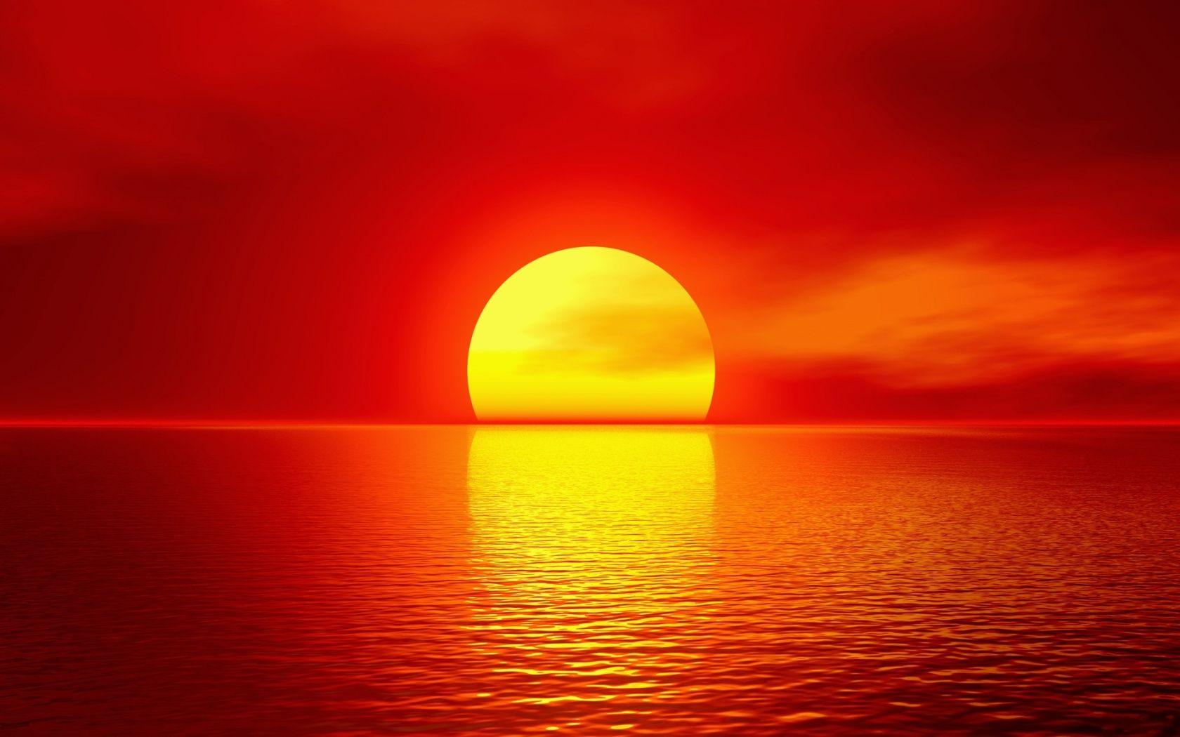 Sun Imagex1050 beauty of red sun Wallpaper and stock image. Sunset picture, Sunset wallpaper, Ocean sunset
