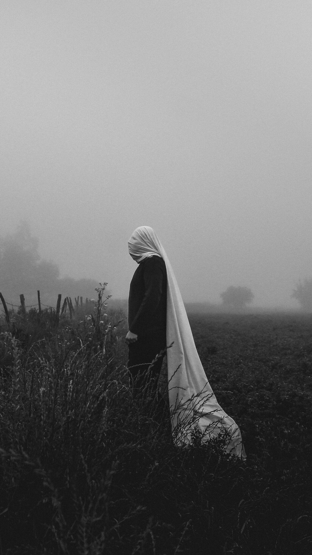 Black & White. Dark art photography