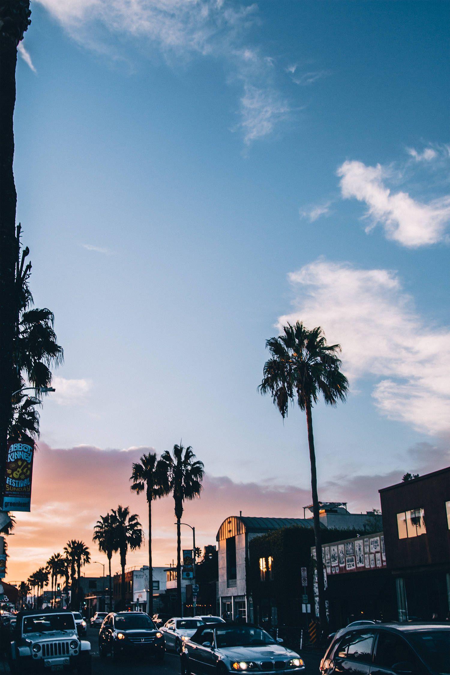 Venice Beach Sunset iPhone Wallpaper