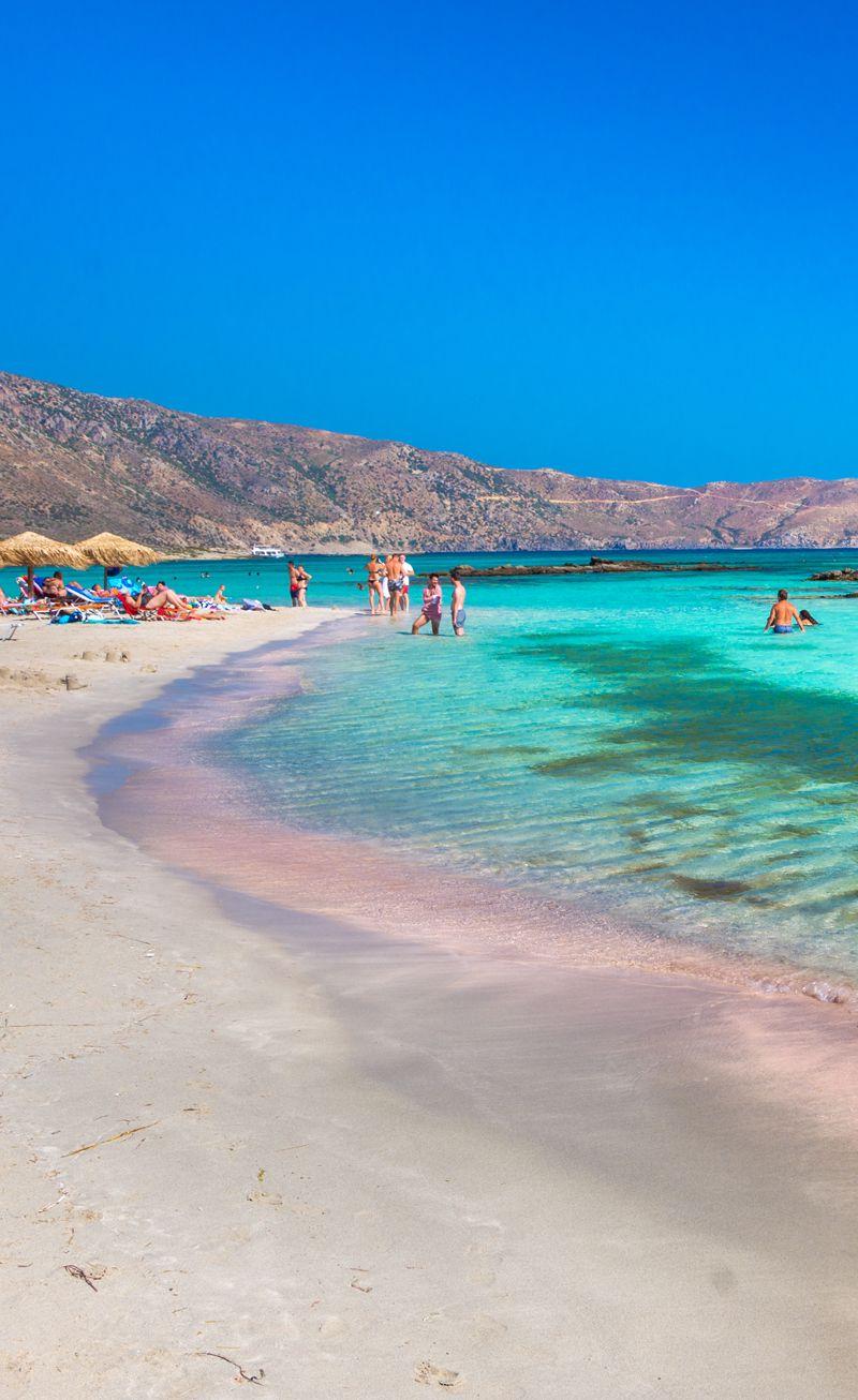 Dive in the turquoise waters of Elafonisi #beach in Crete