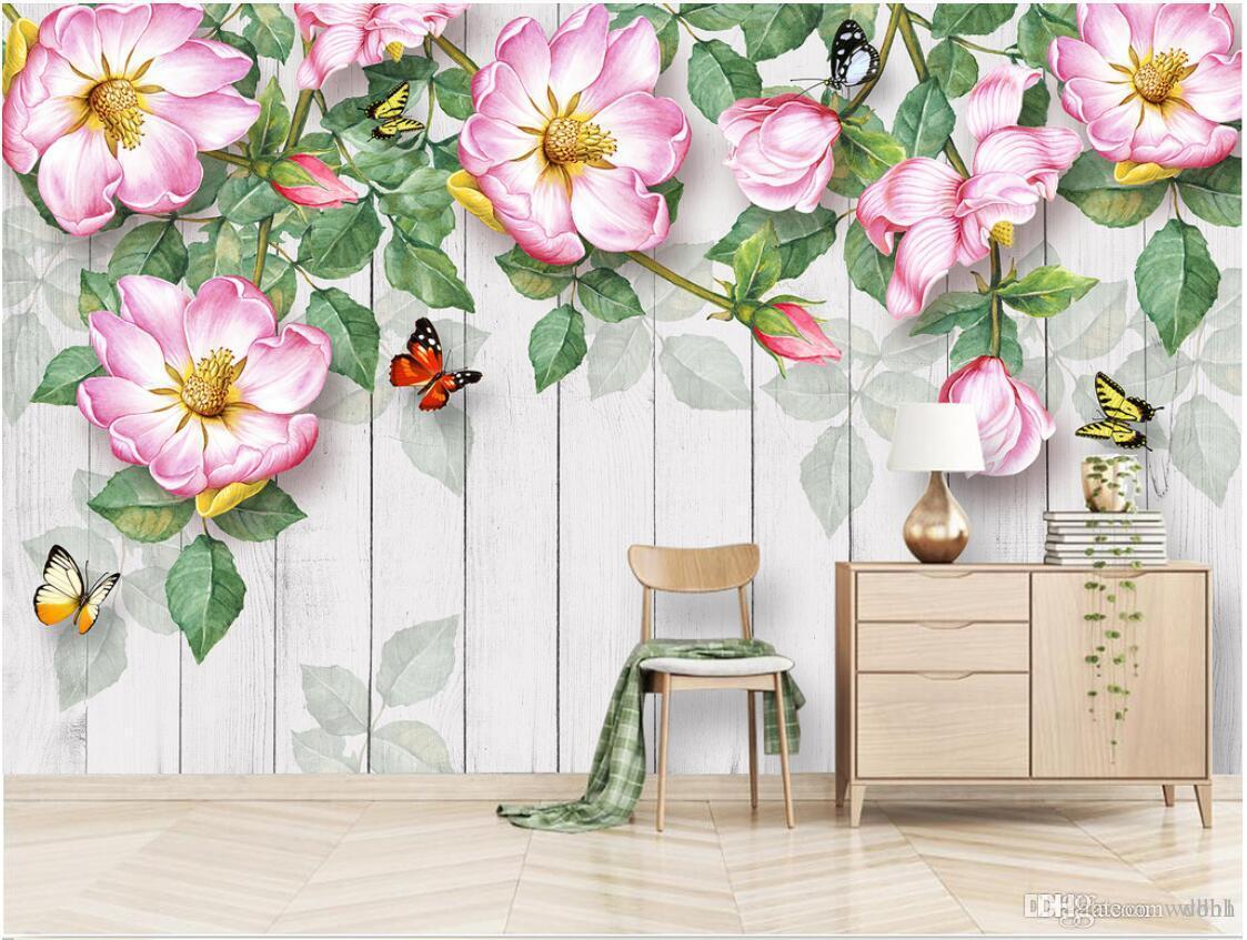 3D Room Wallpaper Cloth Custom Photo Modern Minimalist Hand Painted Rose Aesthetic Decorative Painting Wallpaper For Walls 3 D Wall Covering