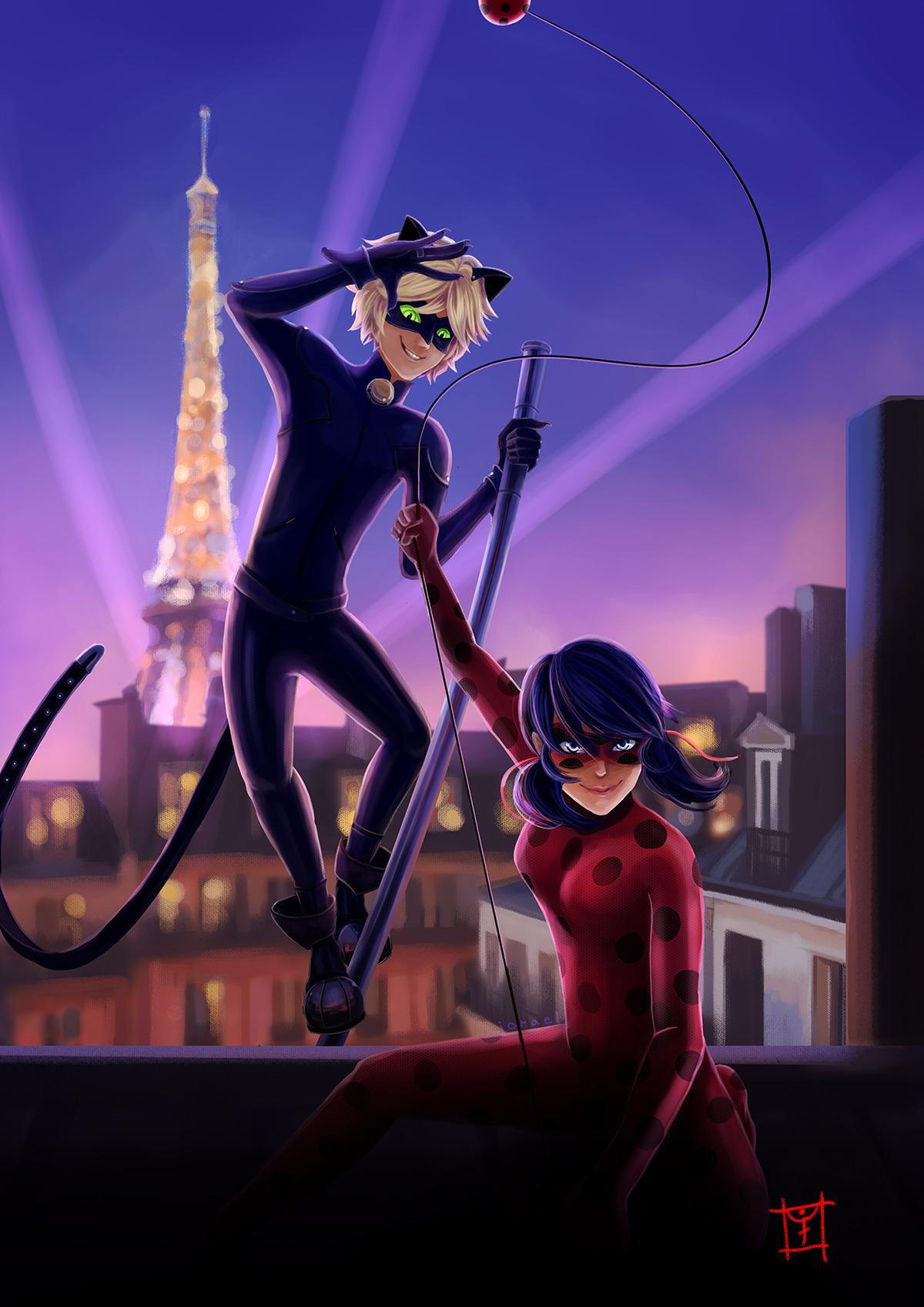 Ladybug And Chat Noir Wallpaper (image in Collection)