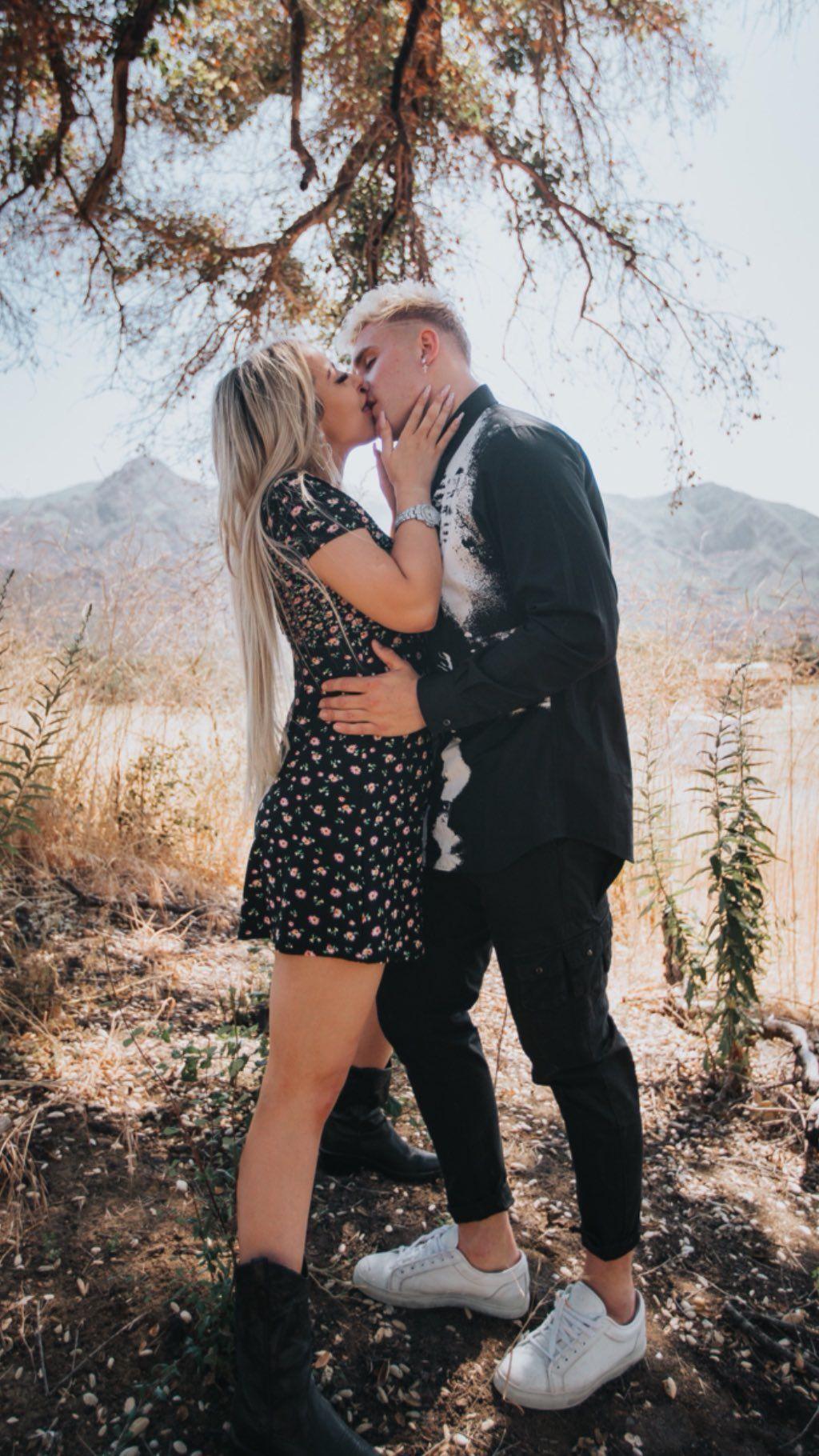 Warning ⚠️YouTubers Jake Paul and Tana Mongeau's Engagement Pics