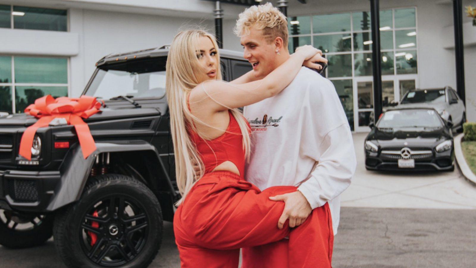 Jake Paul and Tana Mongeau 'engaged' after YouTuber proposes