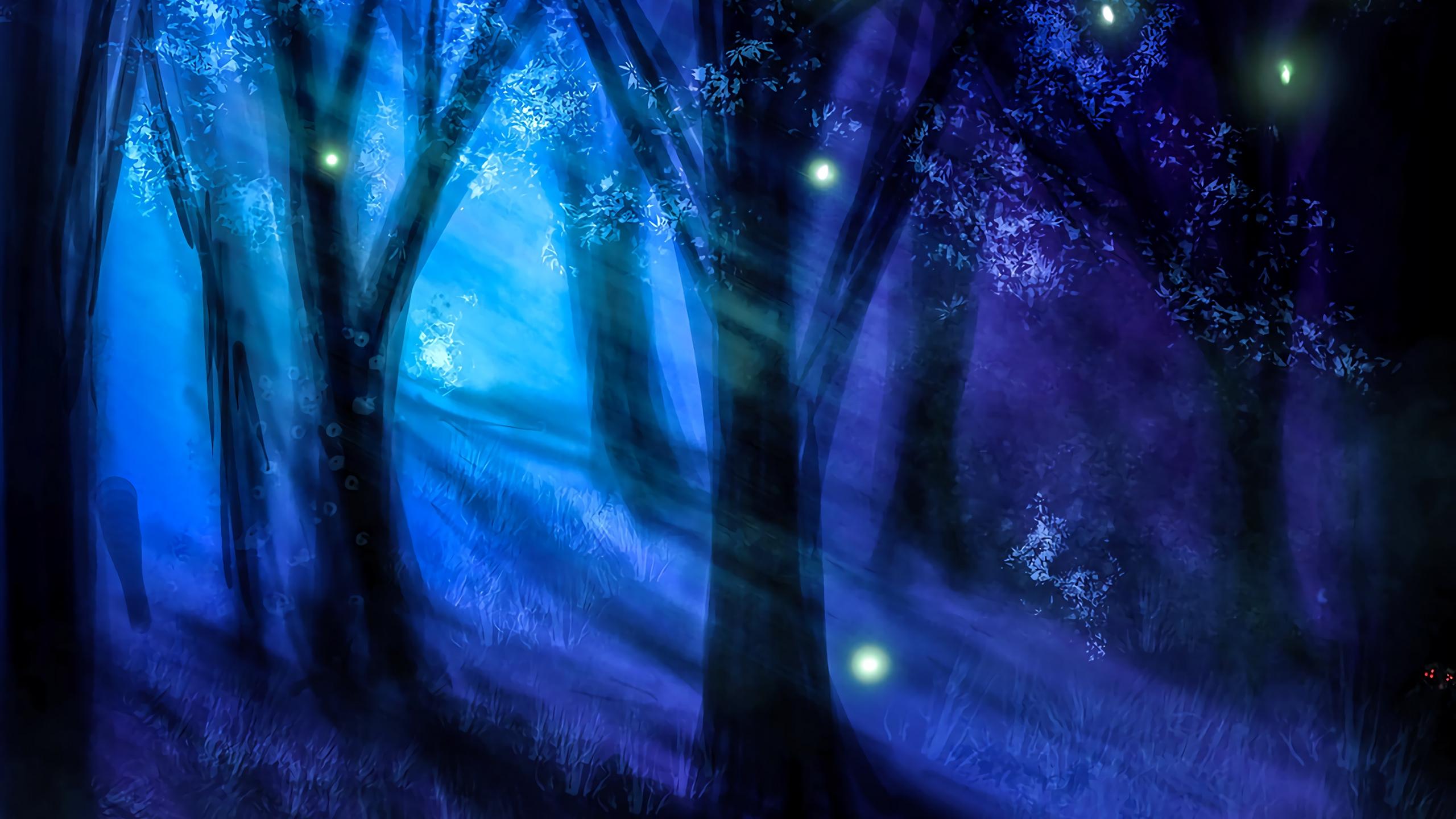 Forest Night Wallpaper (image in Collection)