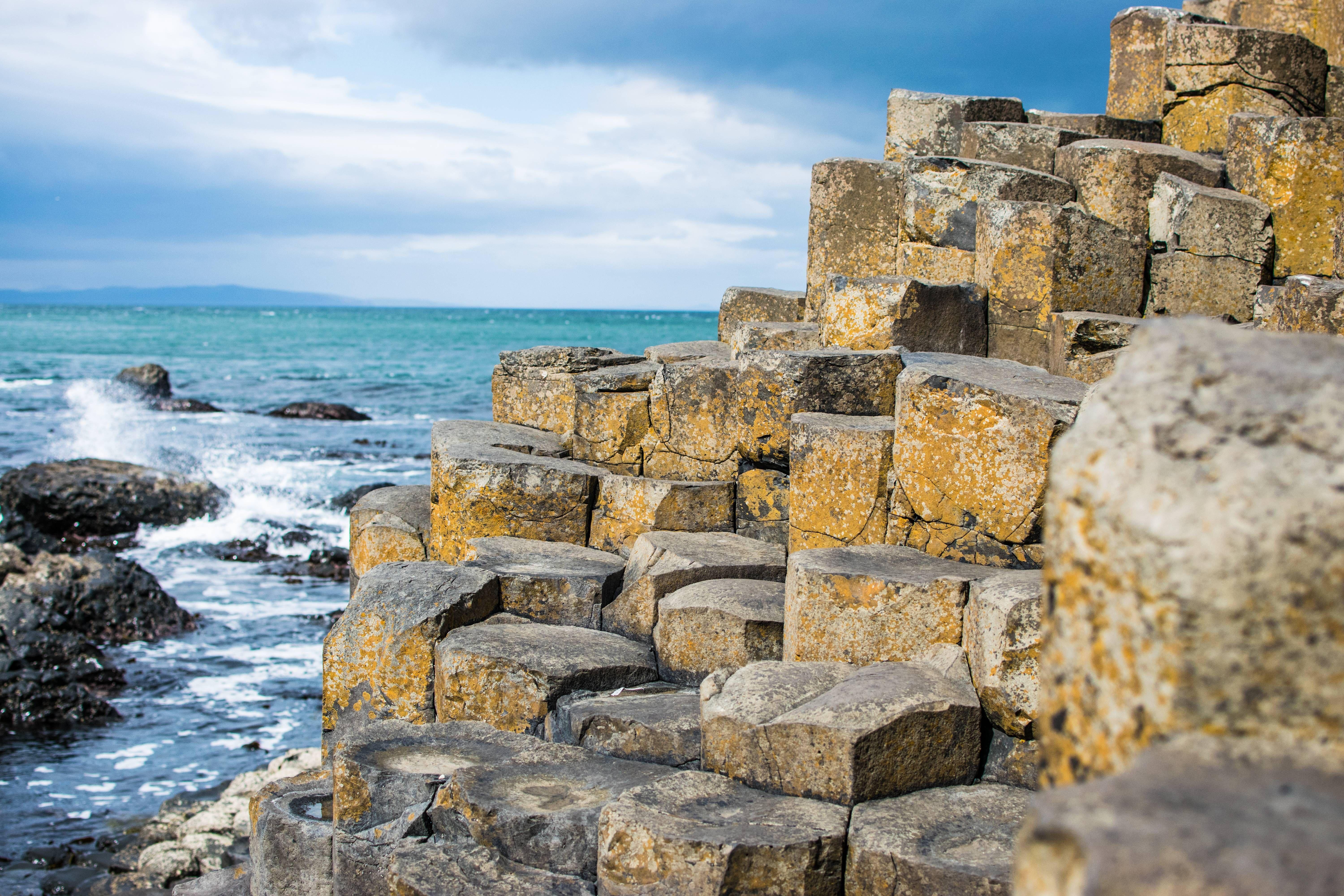 The Giant's Causeway in Northern Ireland HD Wallpaper From
