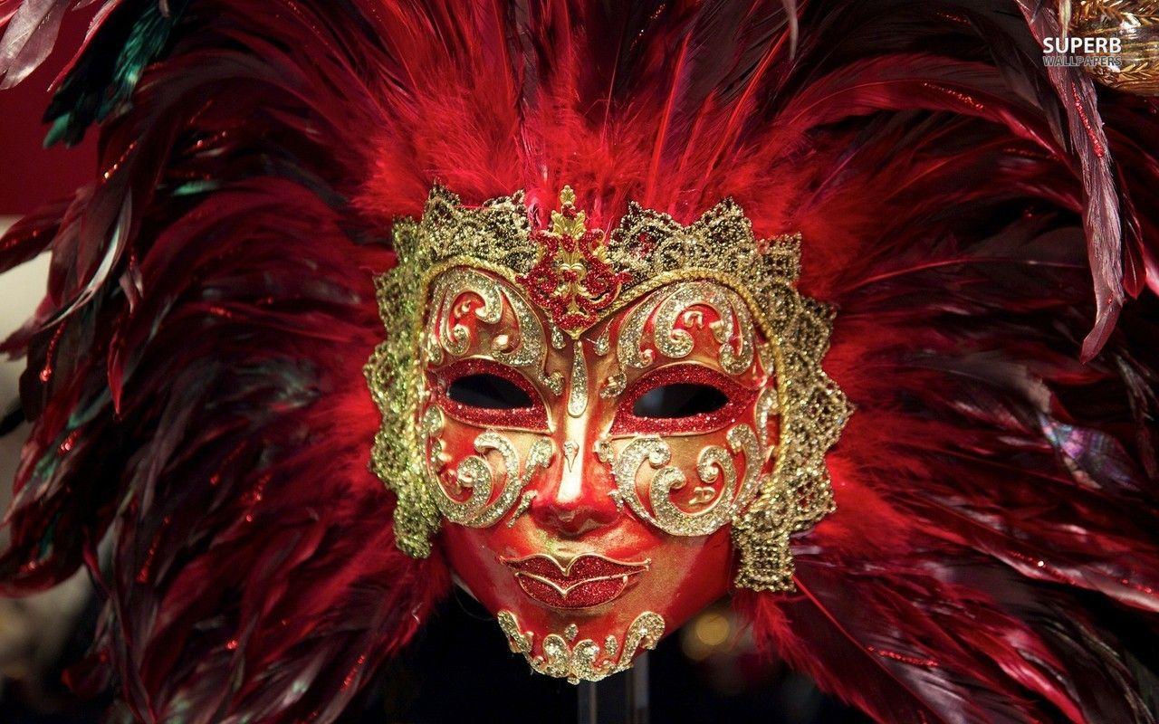 Venetian mask wallpaper. Mask painting, Carnival masks, Bokeh