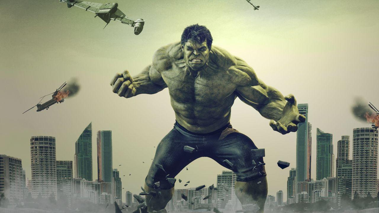 Wallpaper Hulk, Marvel Comics, Avengers, 4K, Movies
