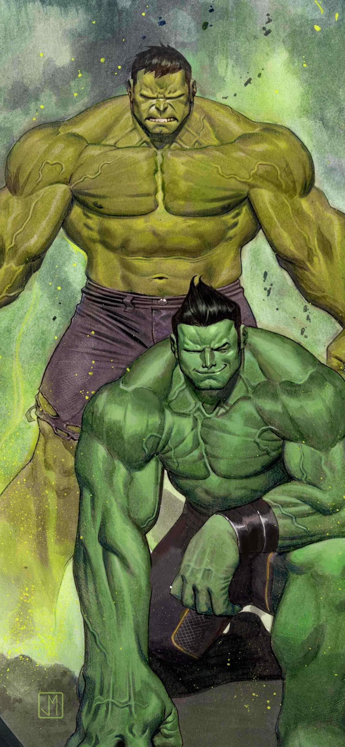 Download Wallpaper 1125x2436 Avengers hulk, Hulk, Robert bruce