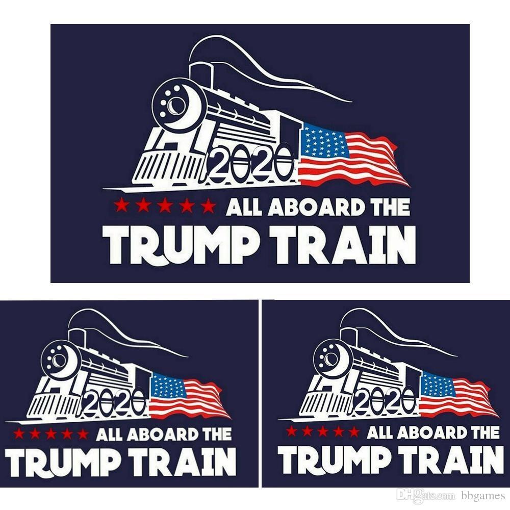 trump car sticker Donald Trump locomotive stickers Train window Sticker Home Living Room Decor Wall Stickers K316