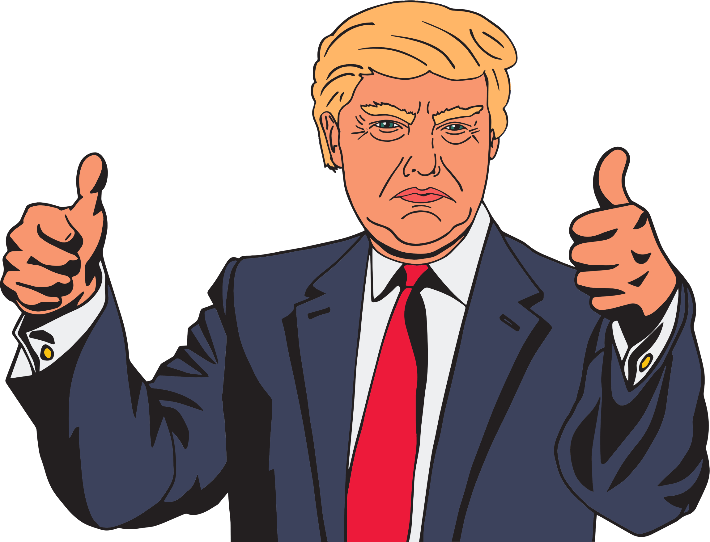 Trump clipart wallpaper for free download and use image