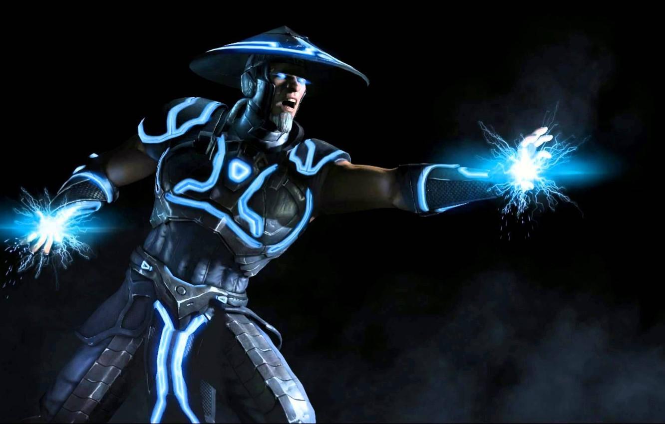 Wallpaper future, Raiden, god of thunder, Mortal Kombat X image