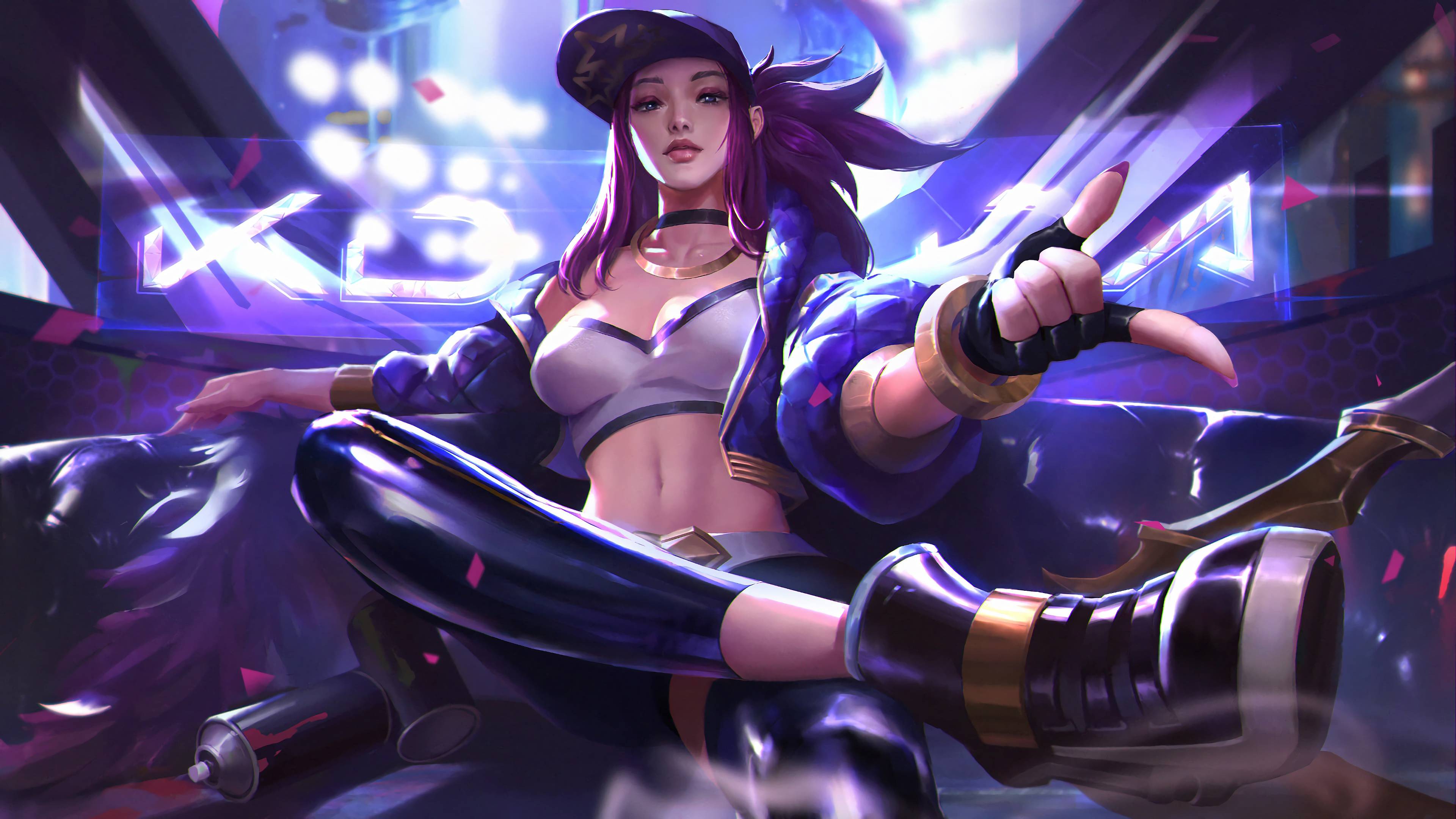 KDA Akali 4K 8K Wallpapers, HD Wallpapers