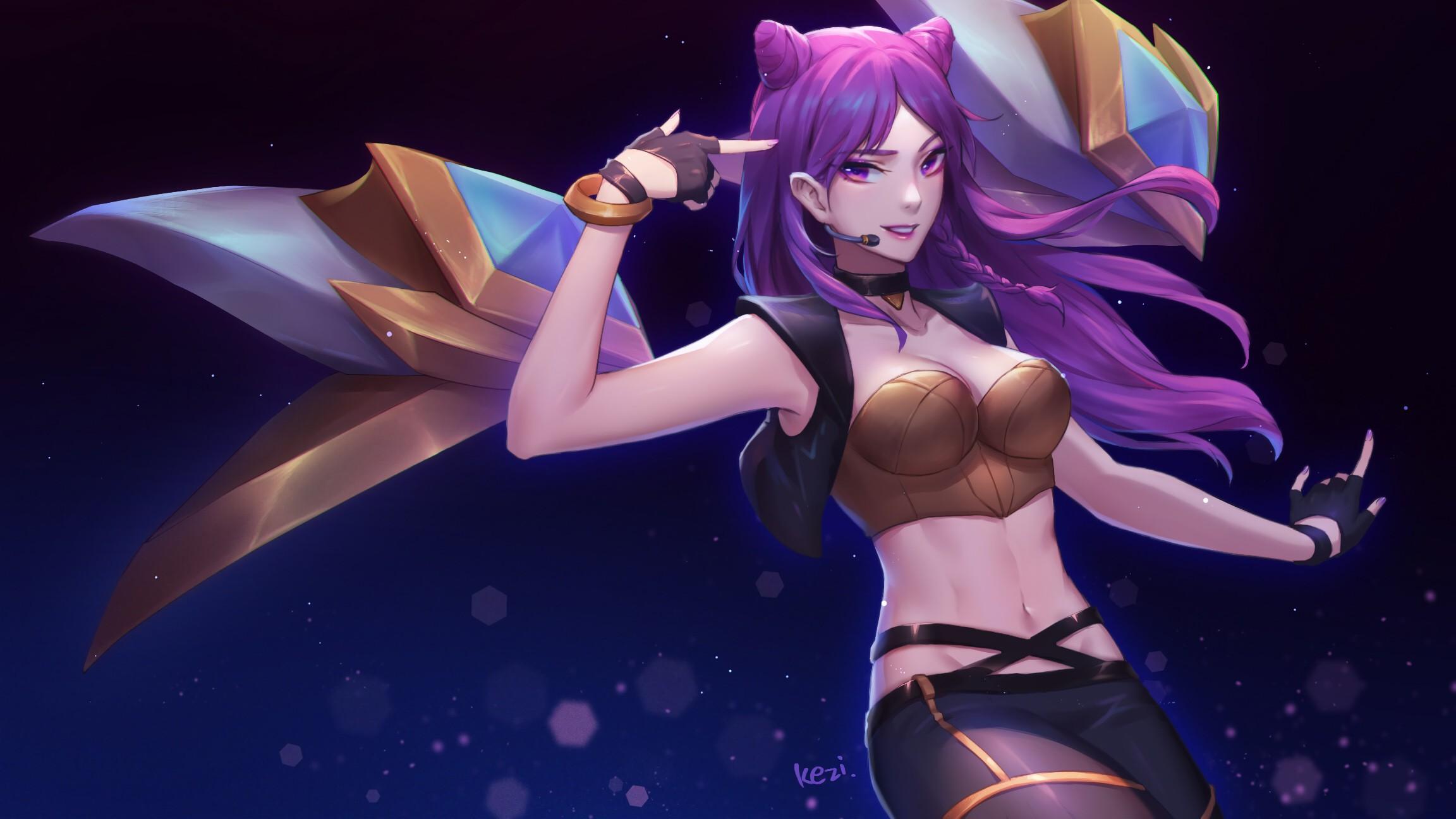 K DA Kai'Sa. Wallpaper & Fan Arts. League Of Legends