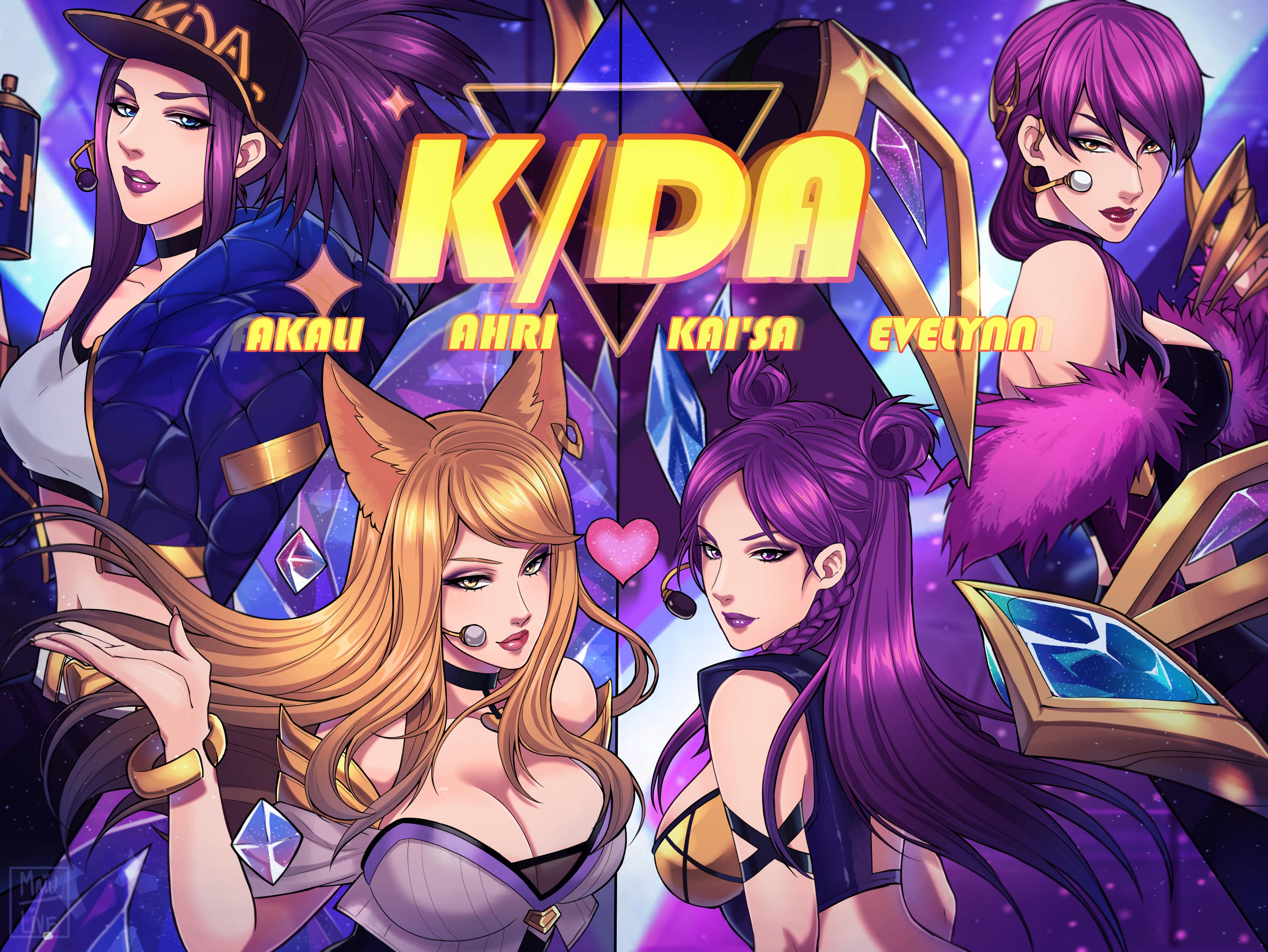 League Of Legends Kda Wallpapers Wallpaper Cave 