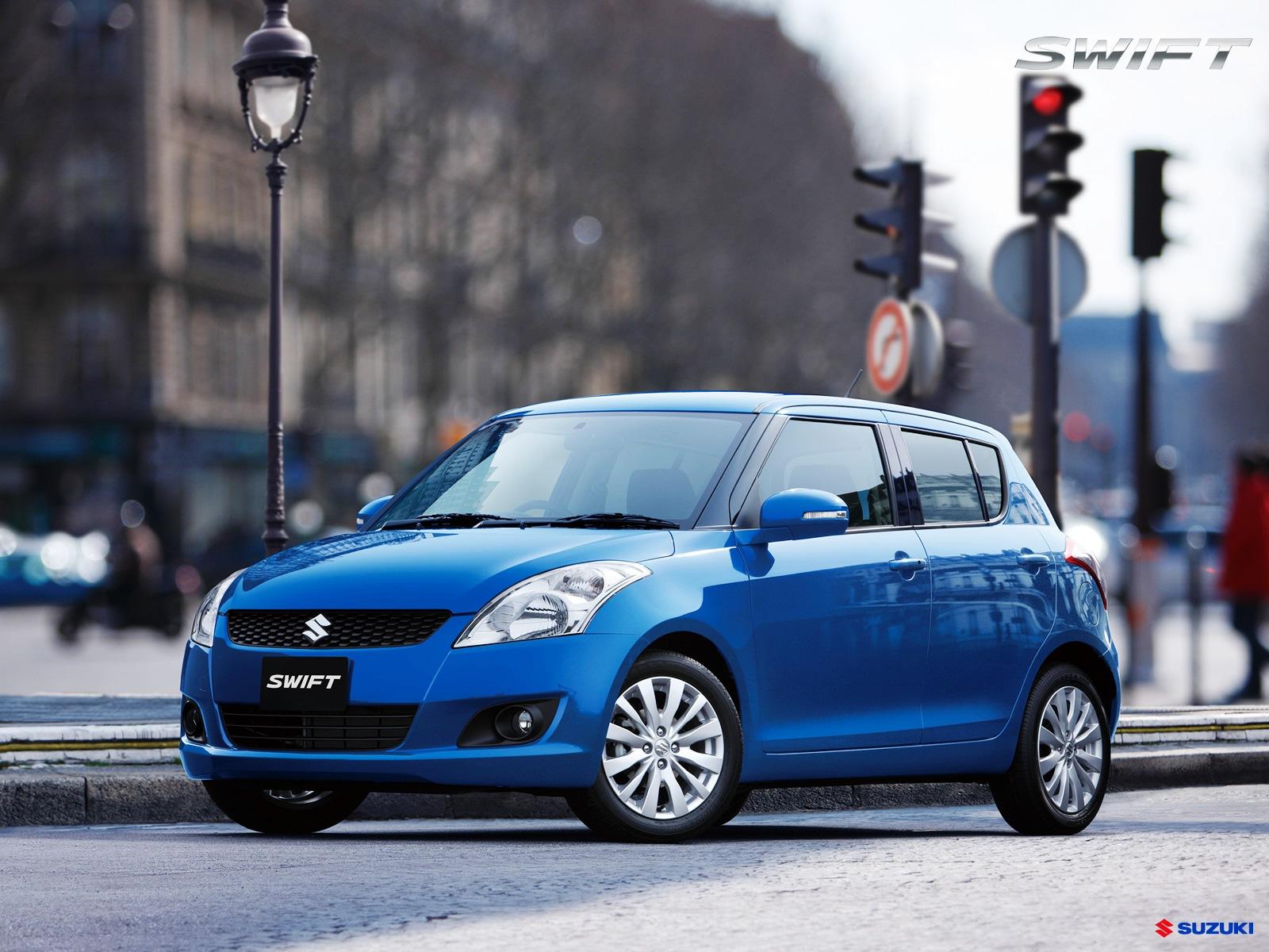 Maruti Swift 3 Quarter Front 'Blue'