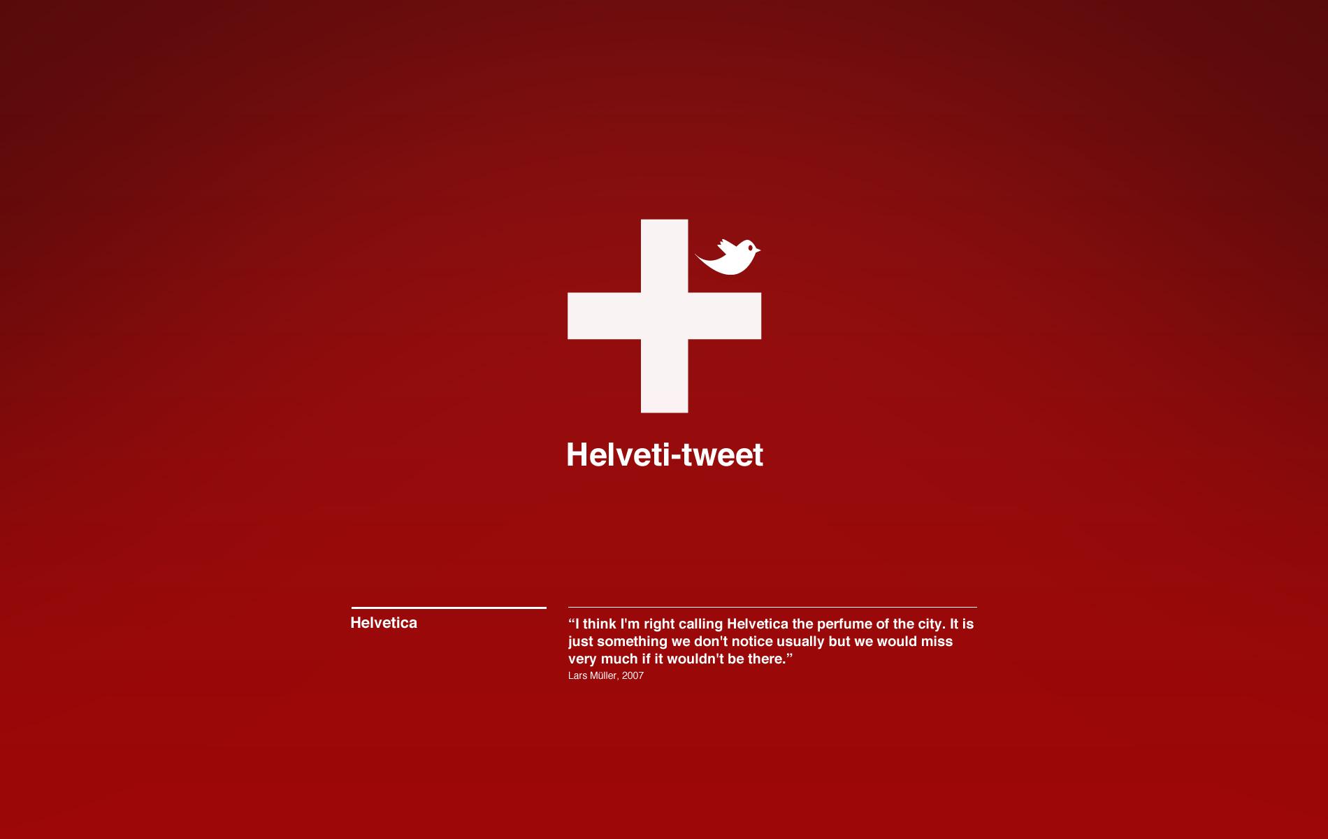 Awesome Helvetica Wallpaper