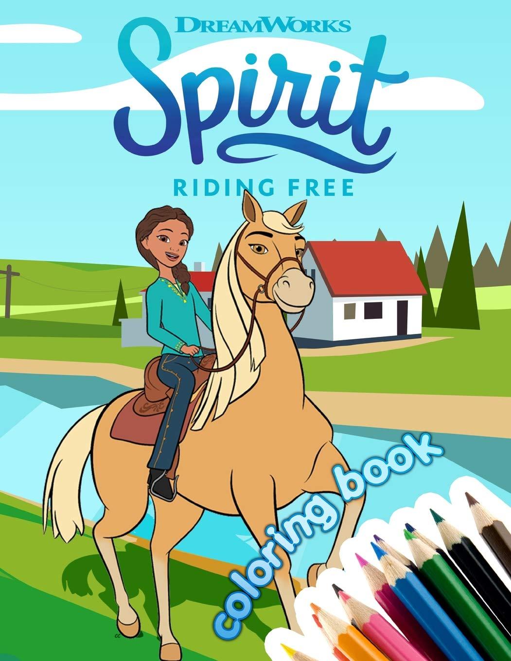 Spirit Riding Free Coloring Book: 30 Exclusive Image