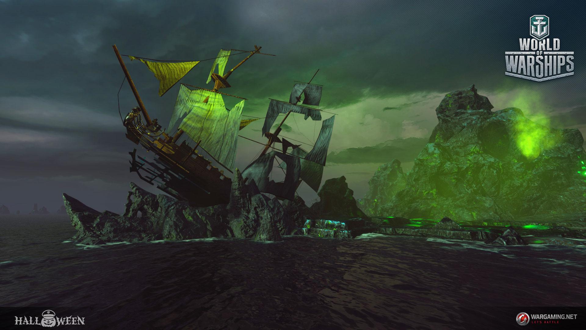 World of Warships: Submarine Details & Halloween Port